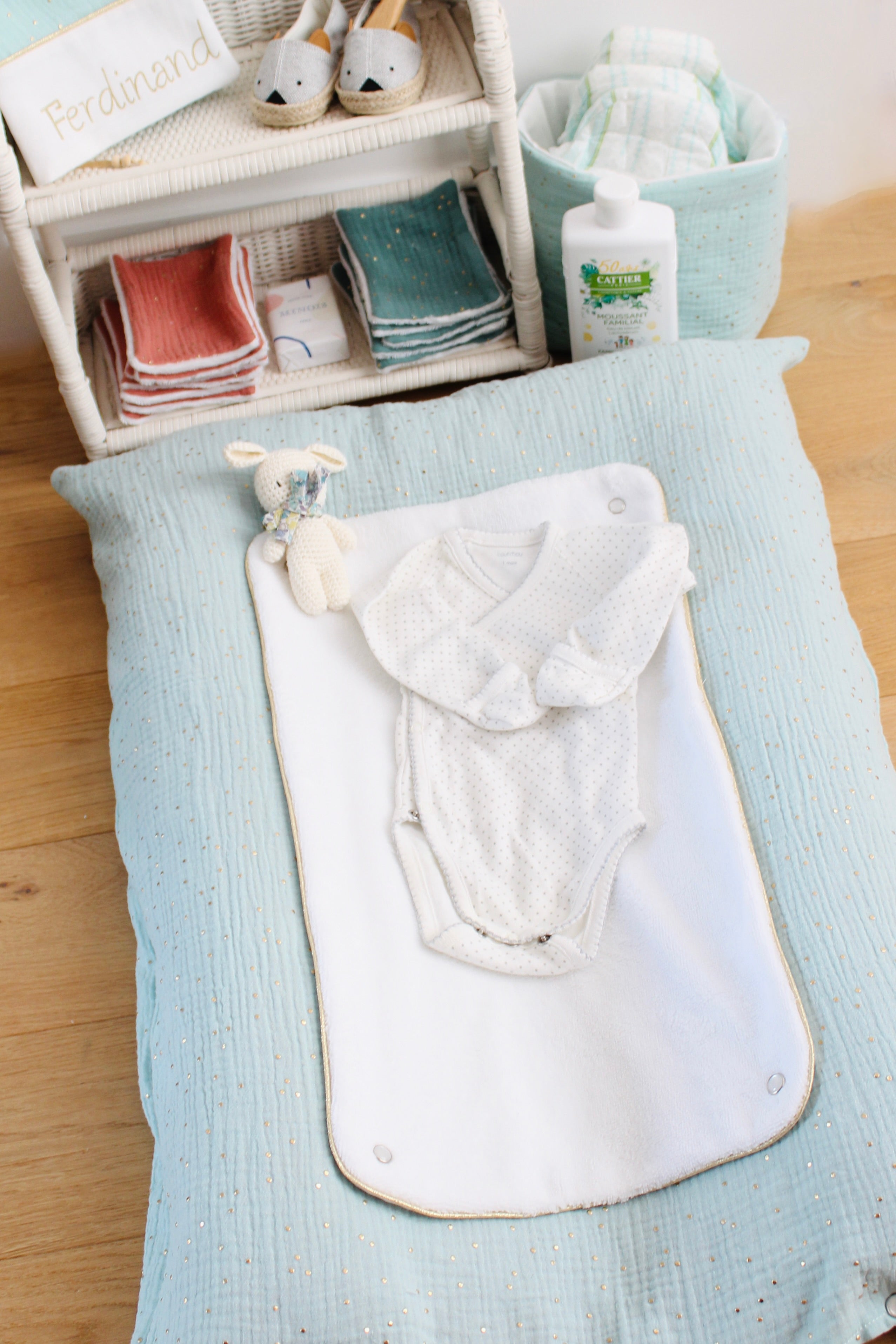 LISTE DE NAISSANCE PAMELA - housse de matelas