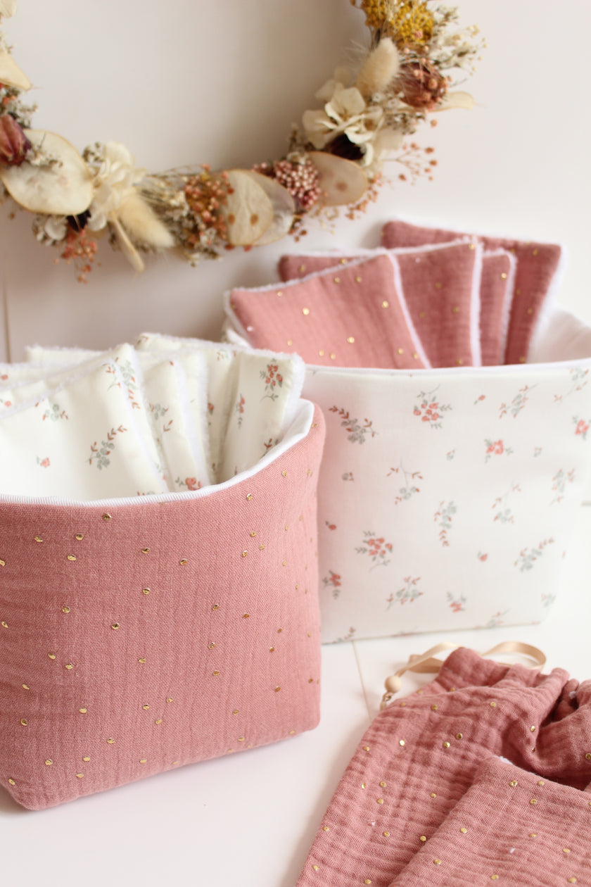 Rose thé pois dorés