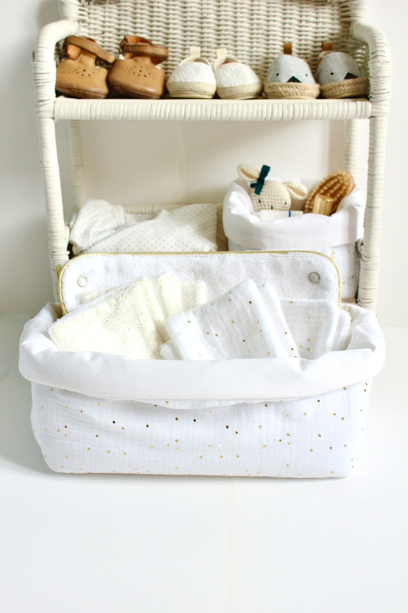 panier de rangement pour couche bébé