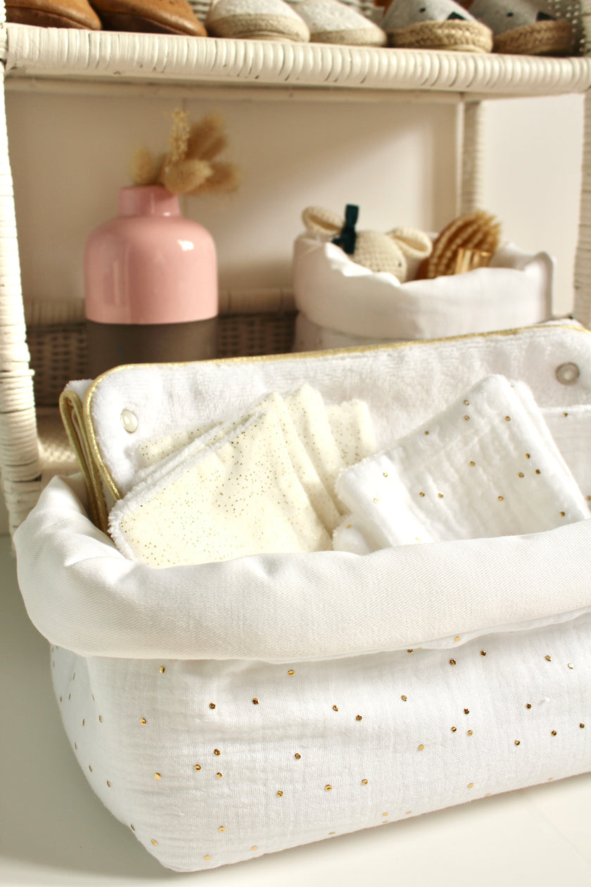 panier de rangement pour table à langer bébé