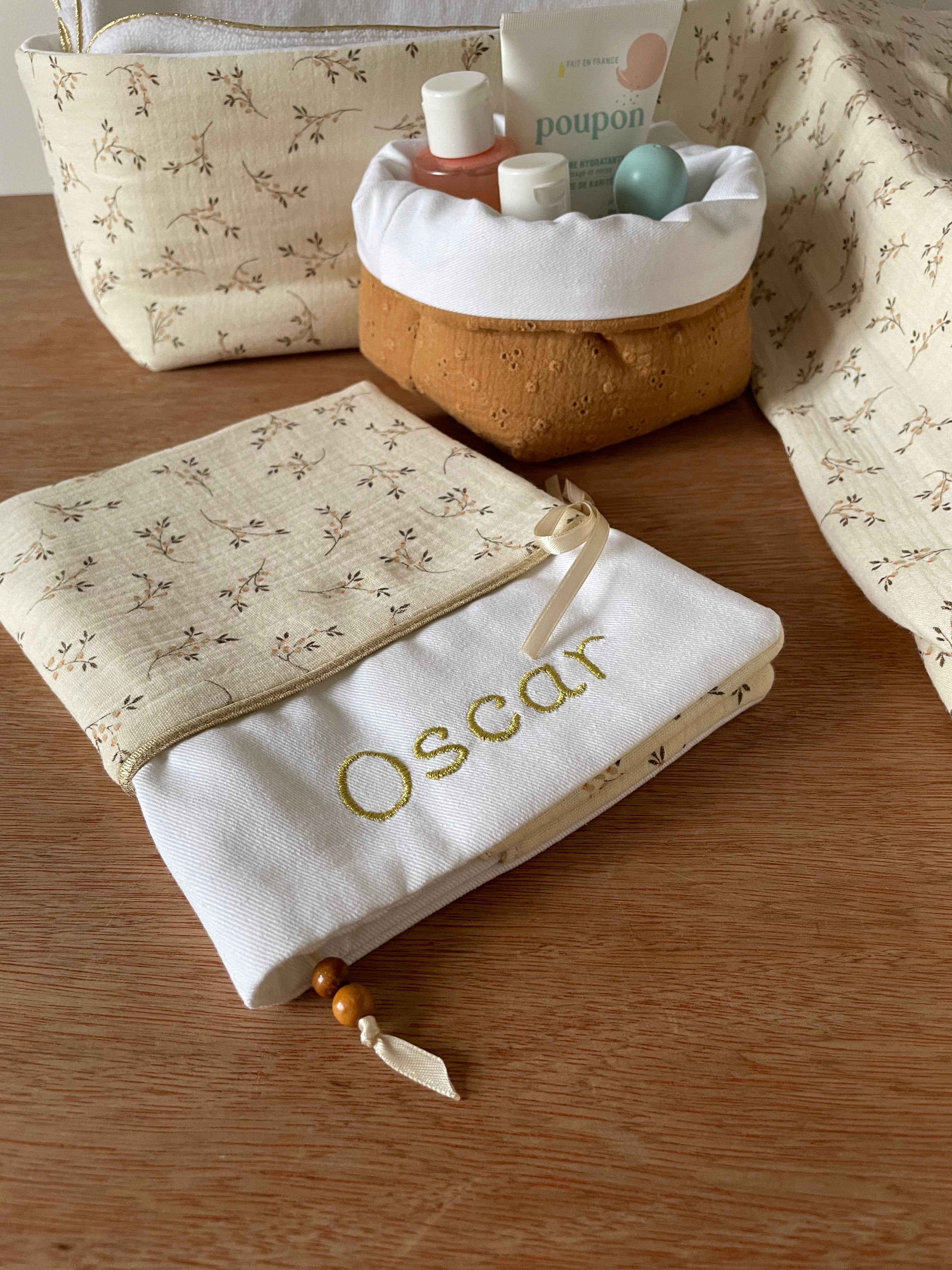 Protège carnet de santé tissu imprimés