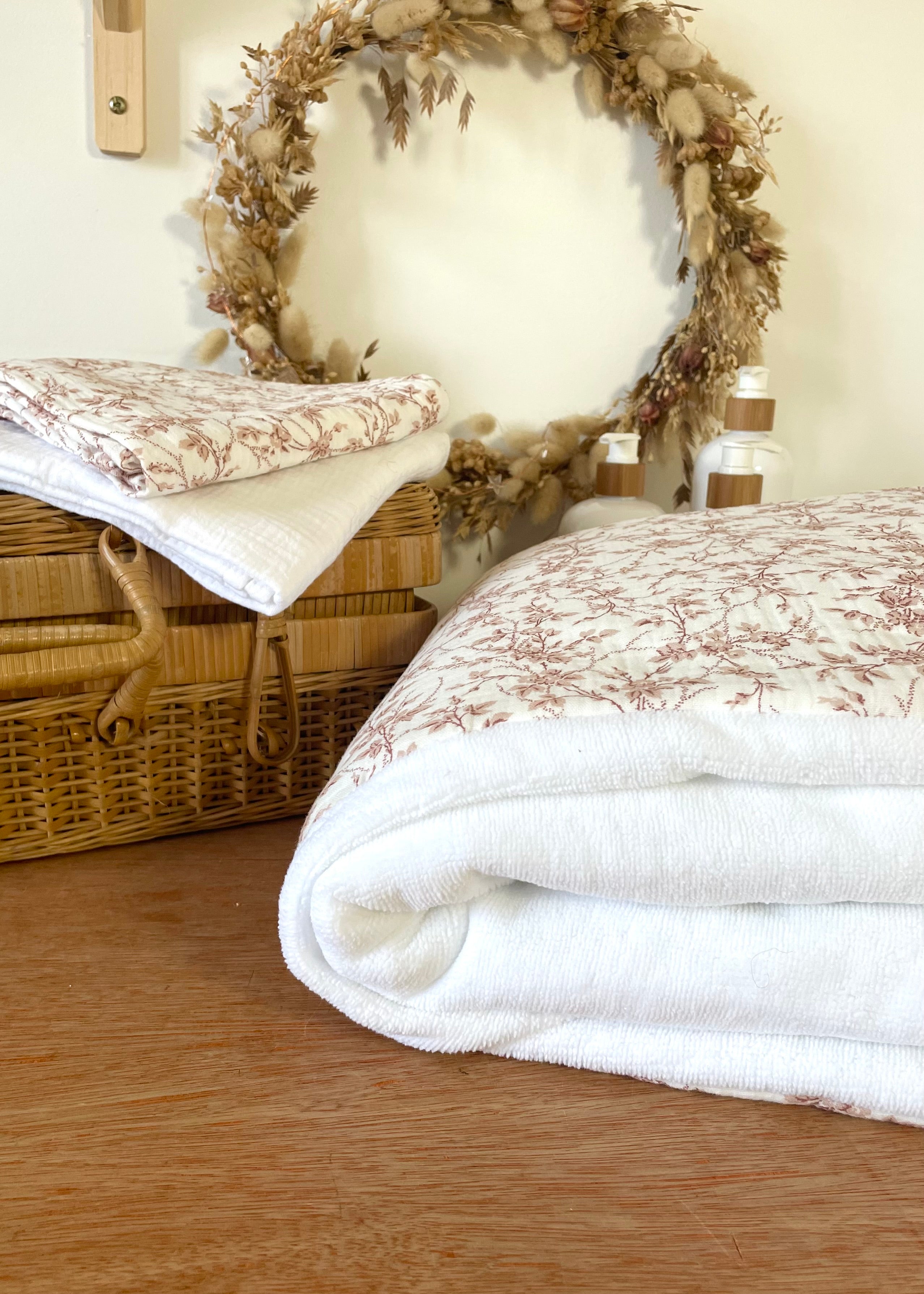 Couverture doudou blanc