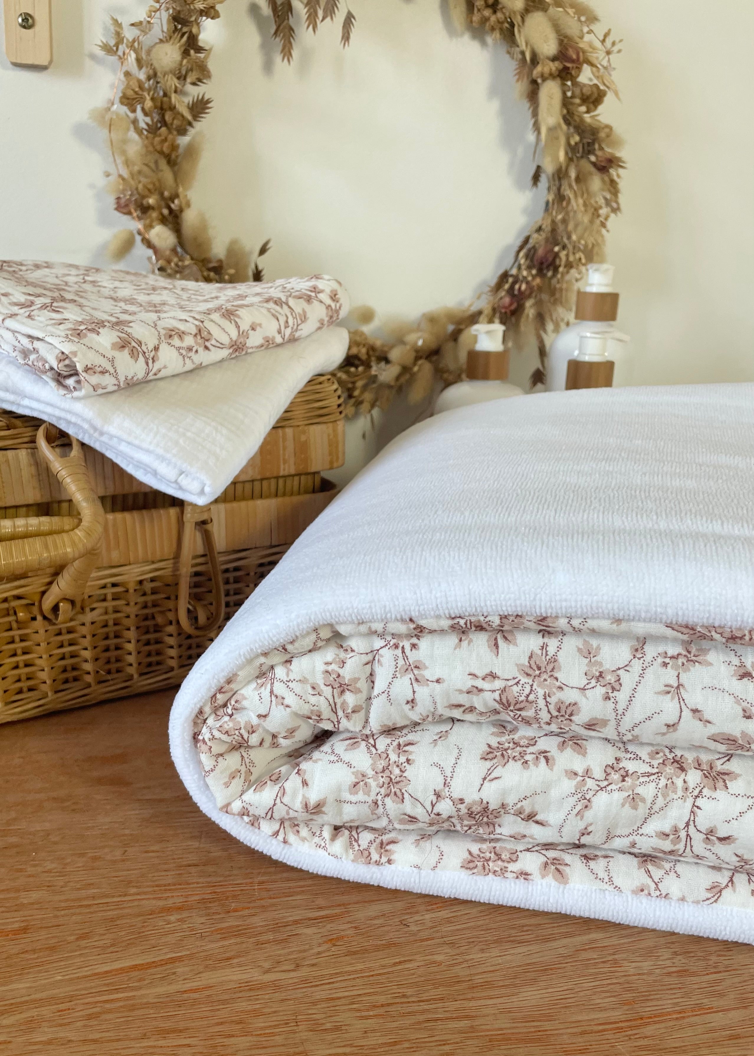 Couverture doudou blanc