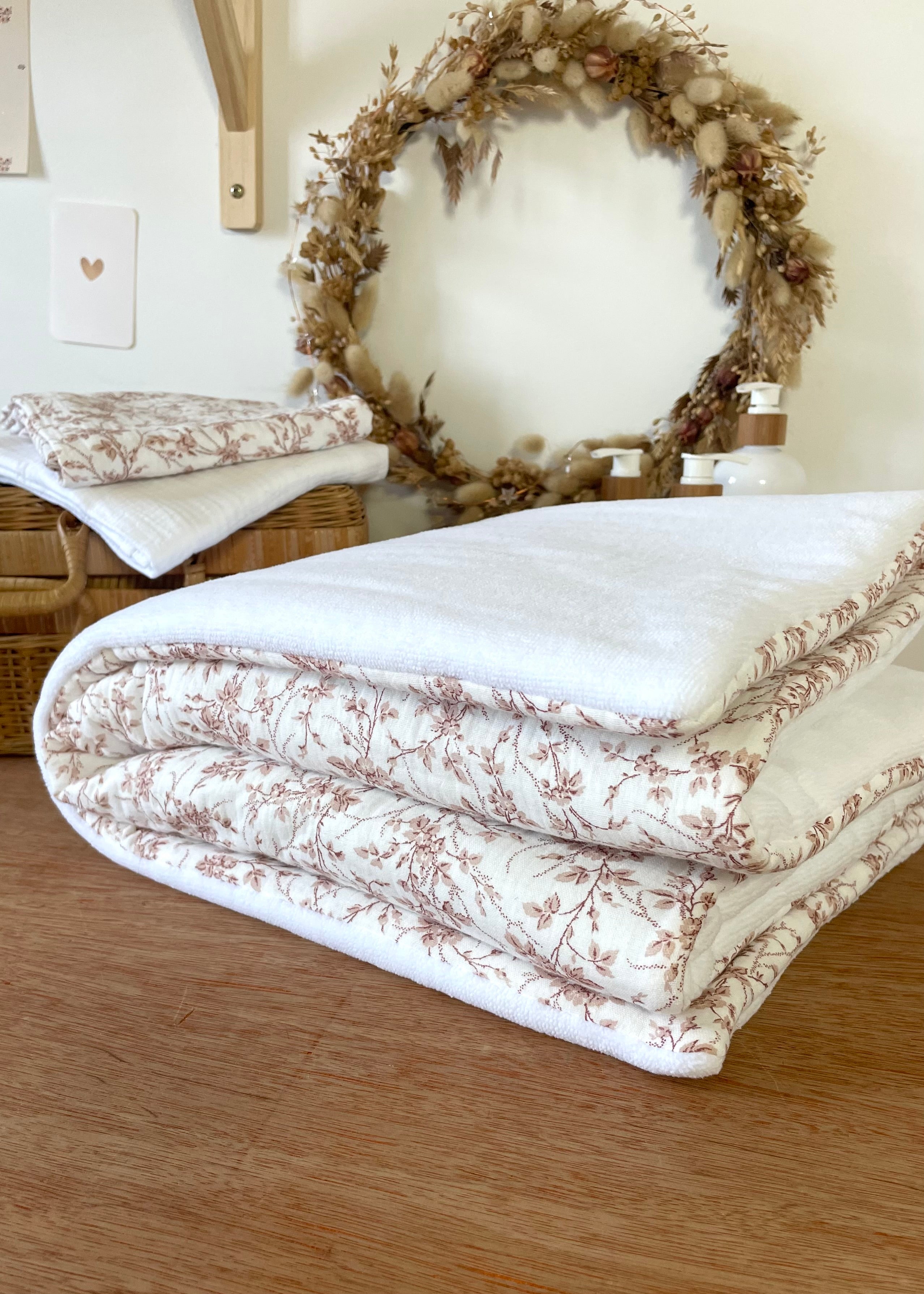 Couverture doudou blanc