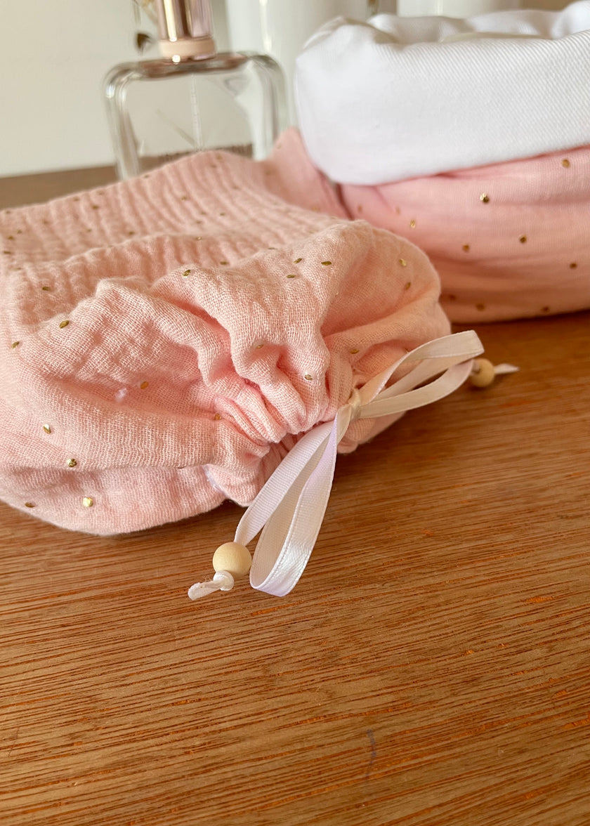 Lingettes démaquillantes rose ultra douce