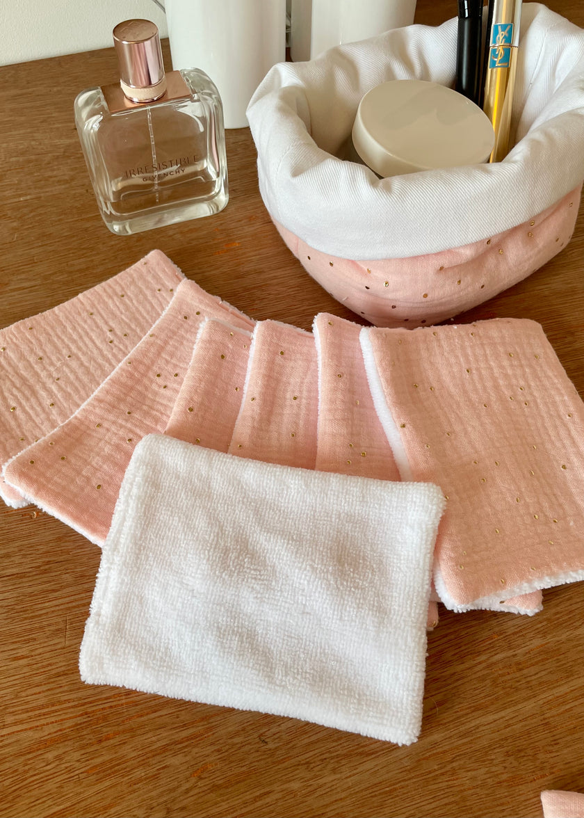 Lingettes démaquillantes rose ultra douce
