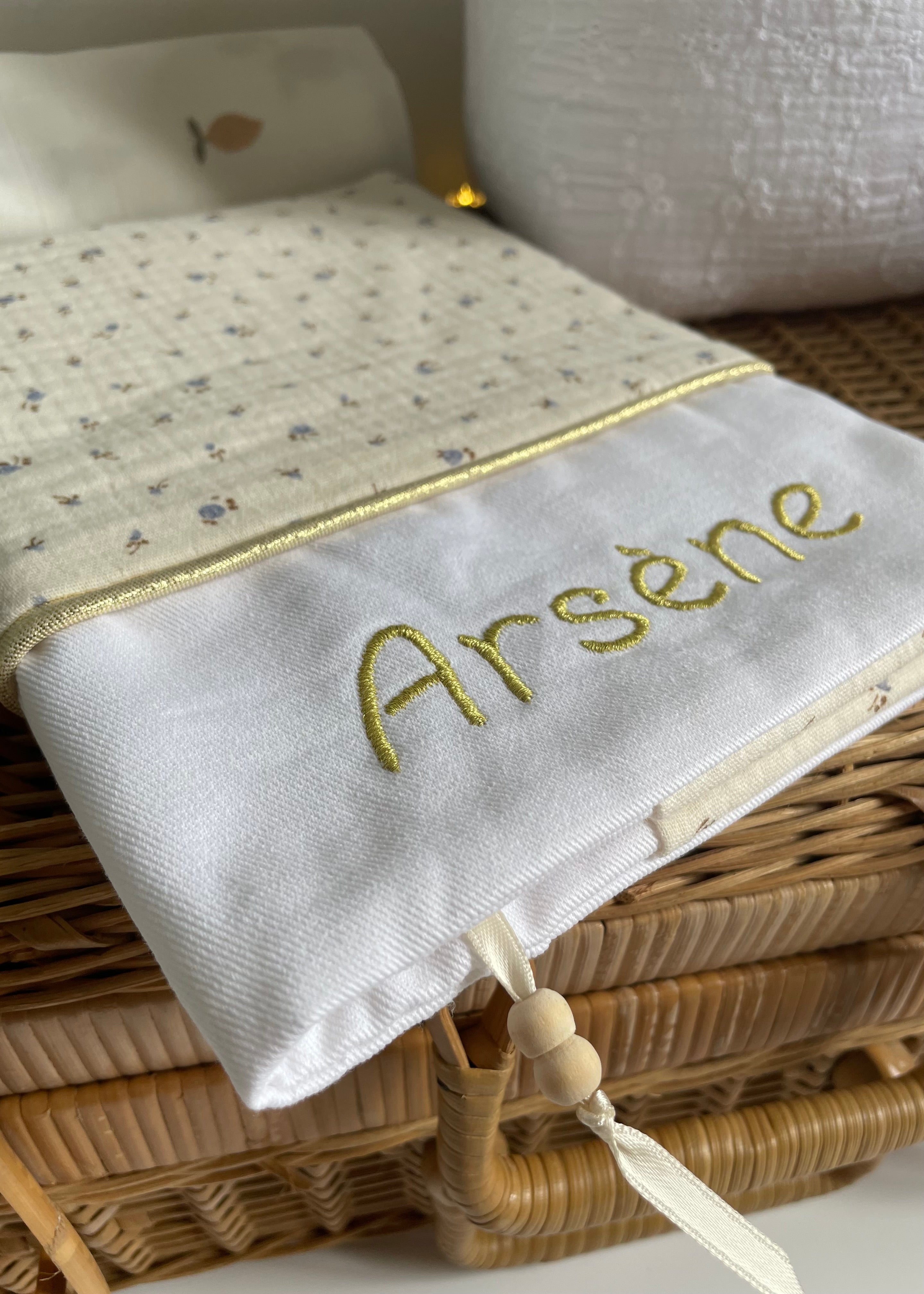 Protège carnet de santé tissu imprimés