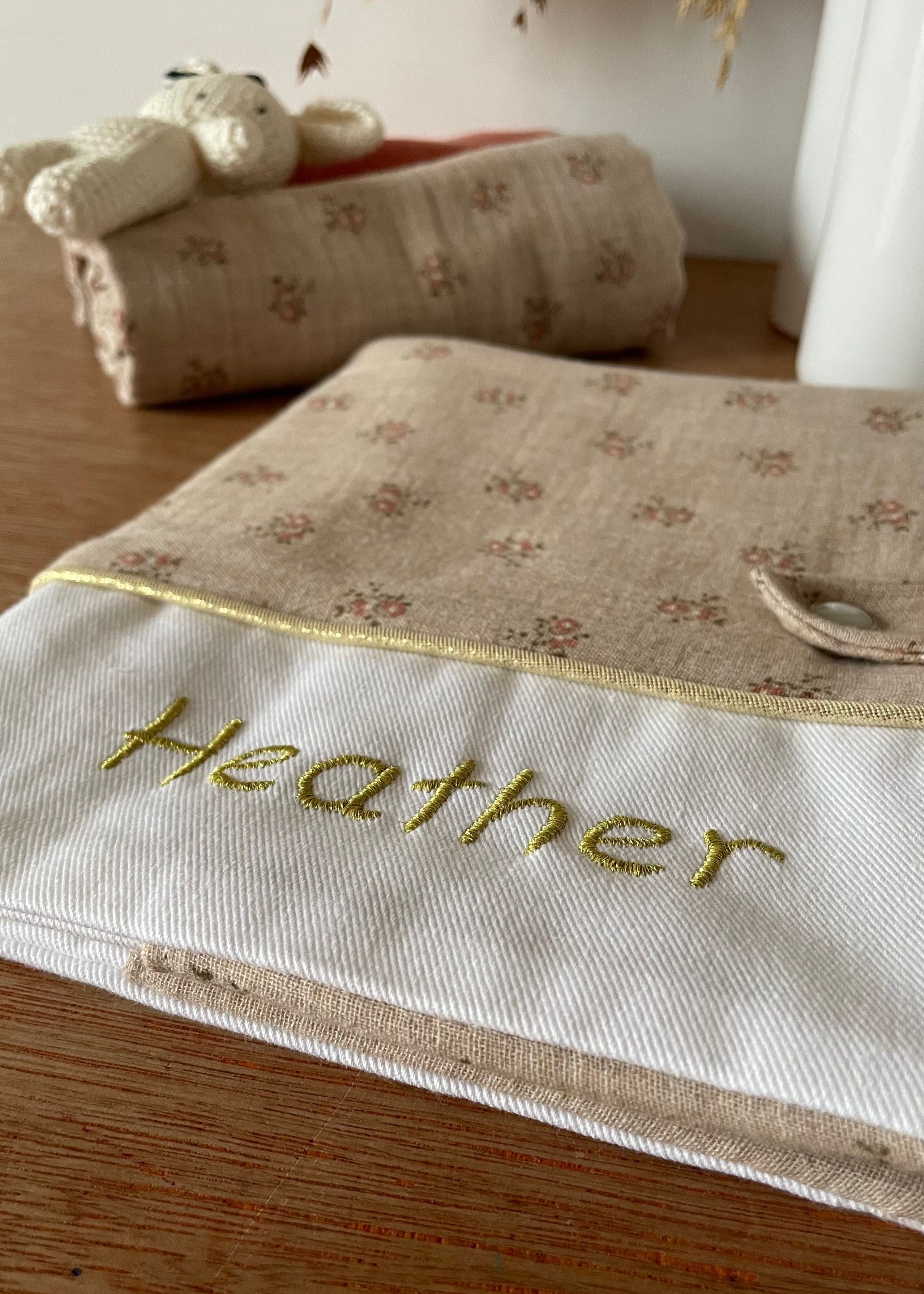 Protège carnet de santé tissu imprimés