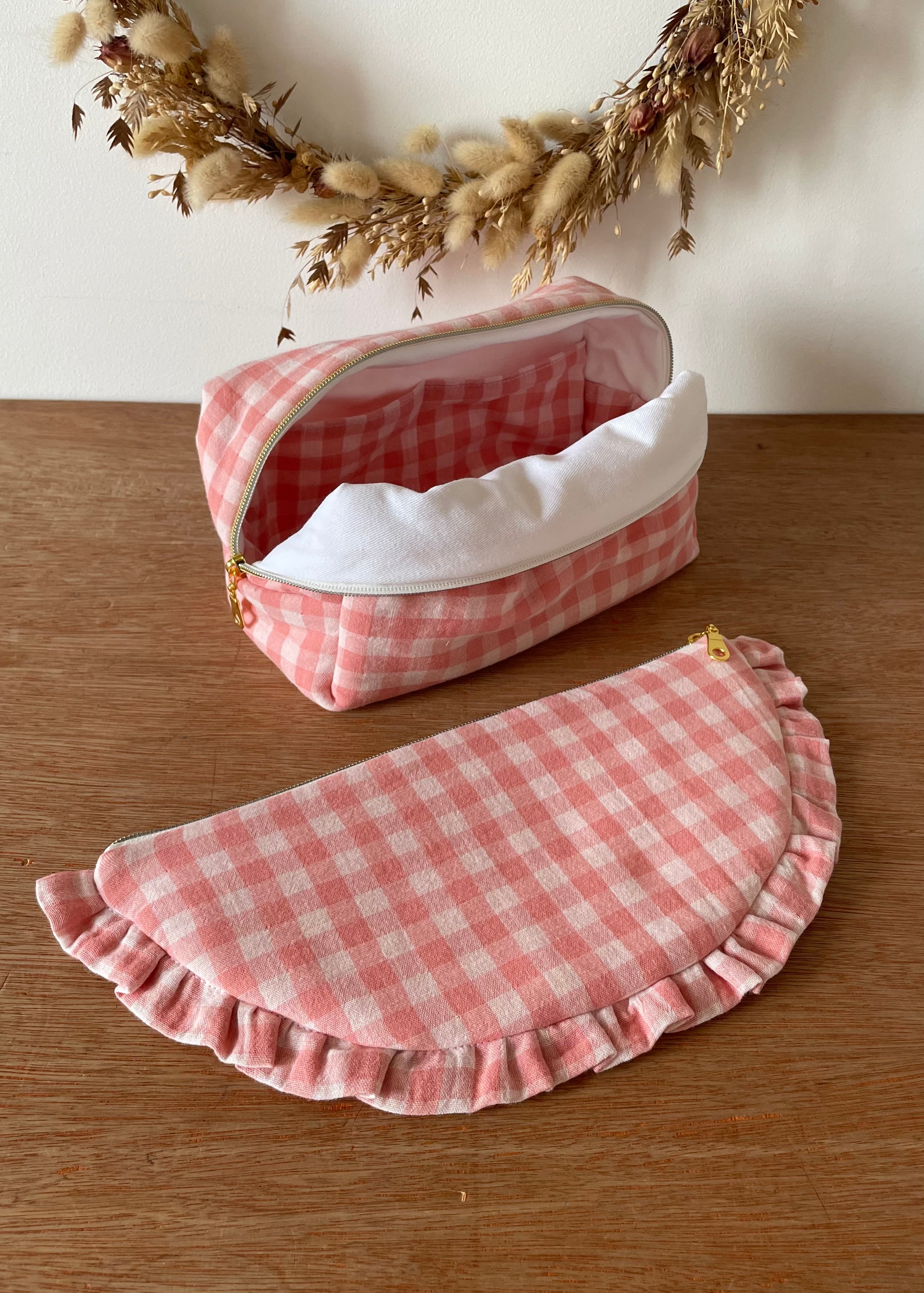 Pochette à maquillage vichy