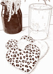 Lingettes coeur à personnaliser
