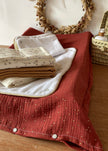 Housse de matelas à langer tomette doré
