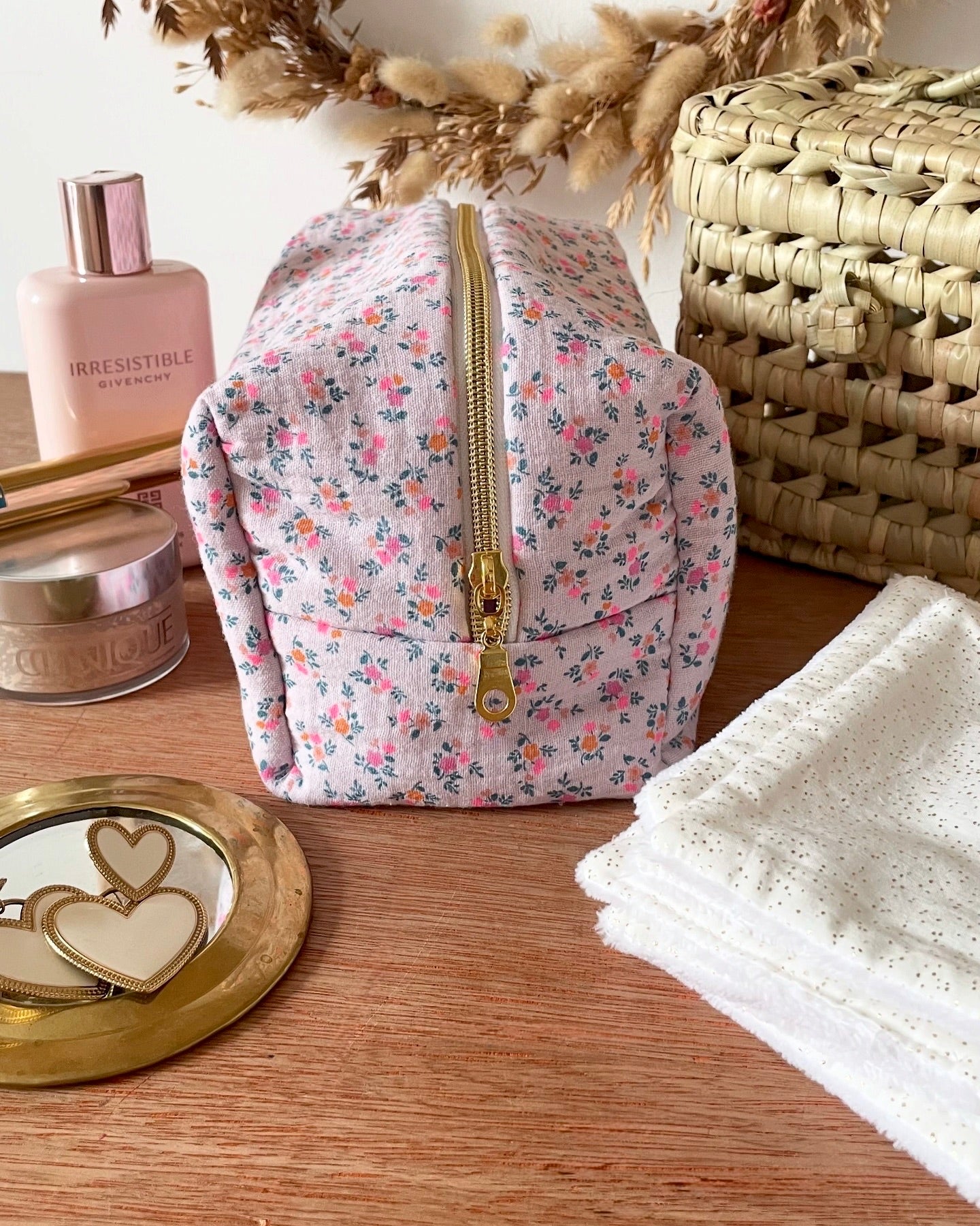 Trousse de toilette summer rose