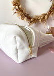 Trousse de toilette jersey blanc