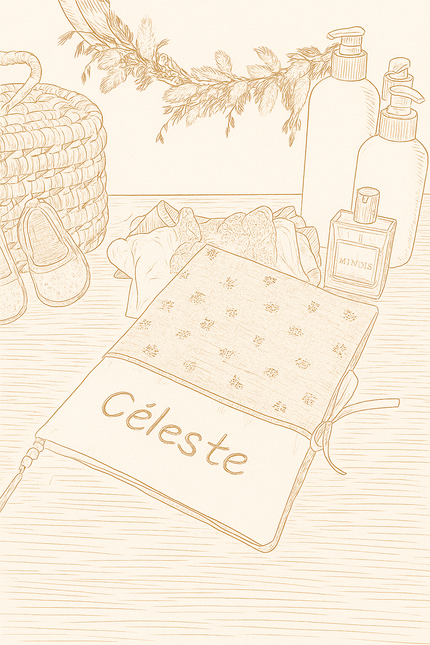 Protège carnet de santé Coeur d'Hiver