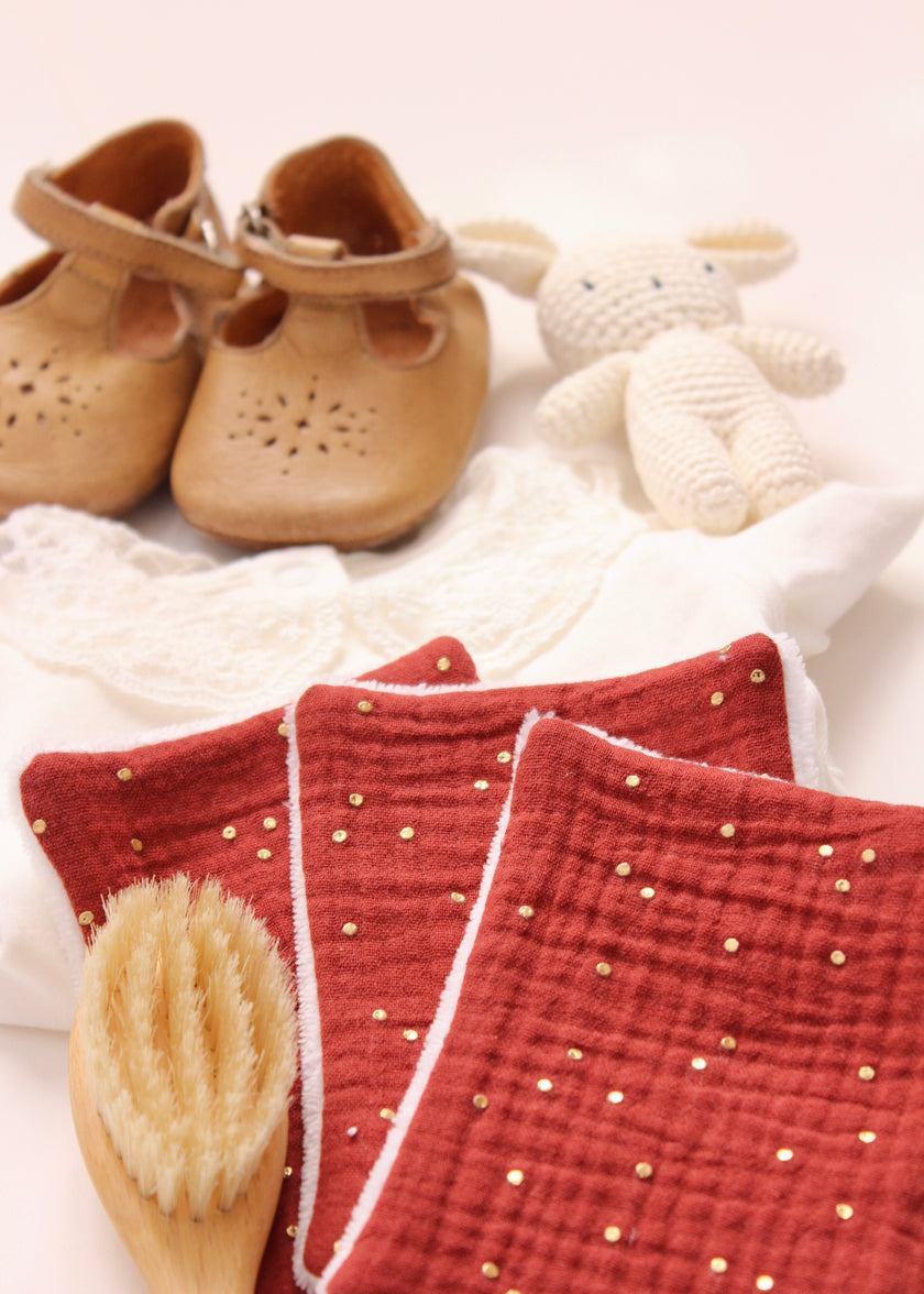 Lingettes lavables bébé Tomette