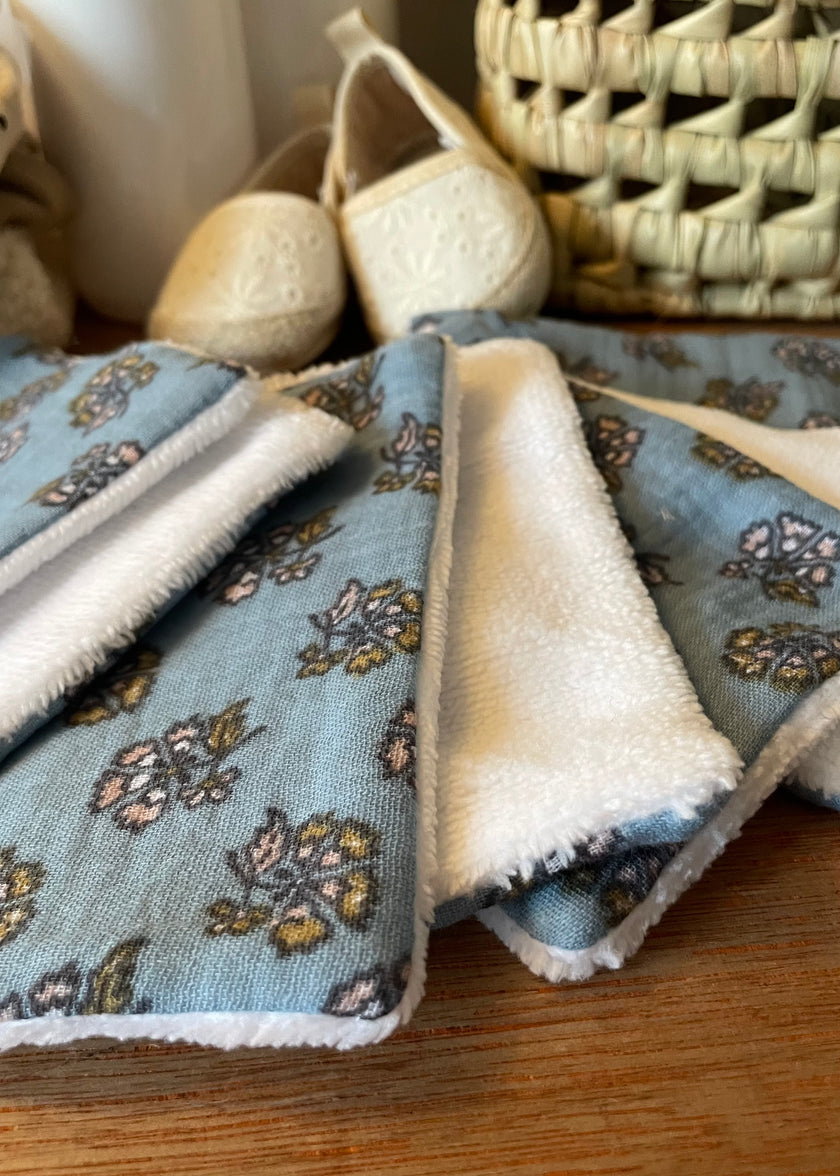 Lots de 7 lingettes Coeur d'Hiver