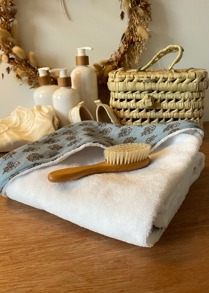 Serviette à capuche Coeur d'Hiver