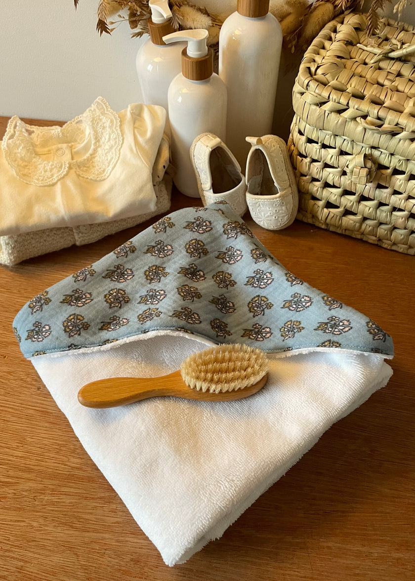 Serviette à capuche Coeur d'Hiver