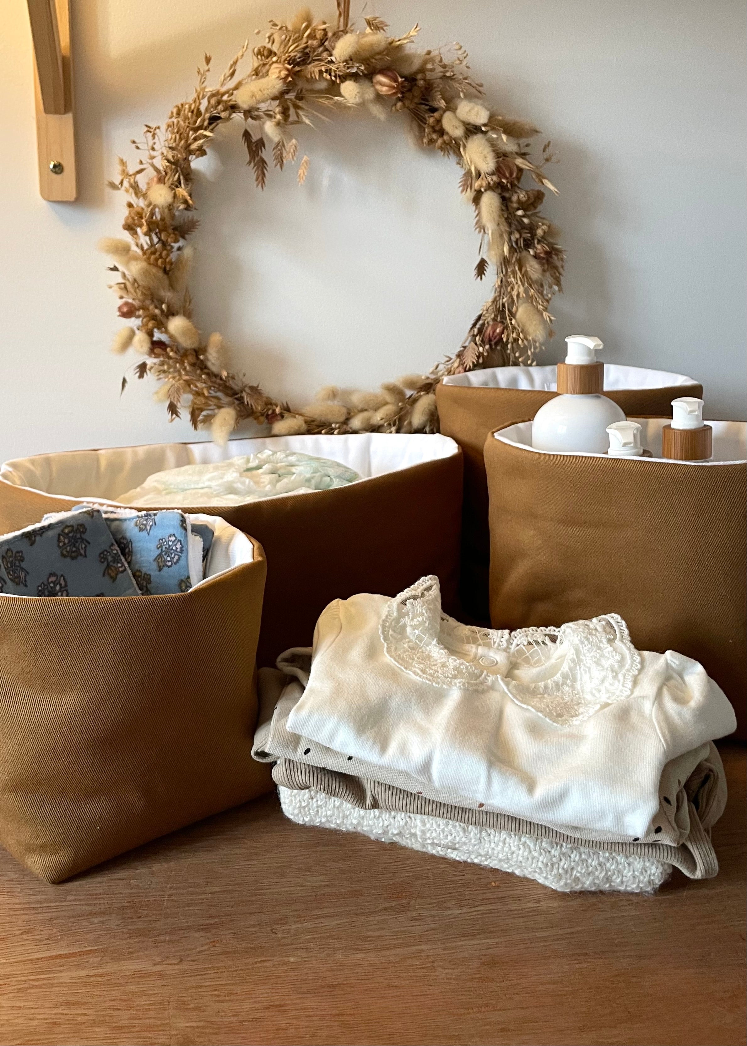 Paniers de rangement Coeur d'Hiver