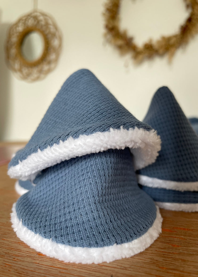 6 tipis bleus pare-pipi pour bébé garçon