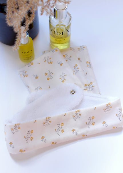 Bandeau de maquillage fleuri