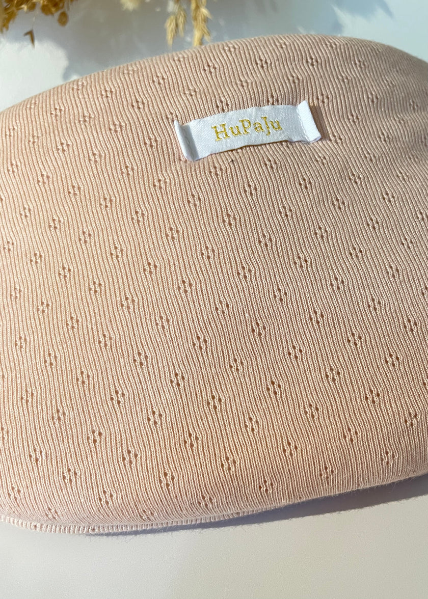 Sac banane en jersey pointelle rose
