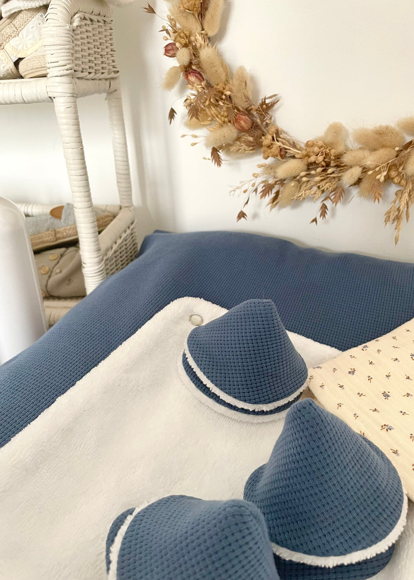 6 tipis bleus pare-pipi pour bébé garçon