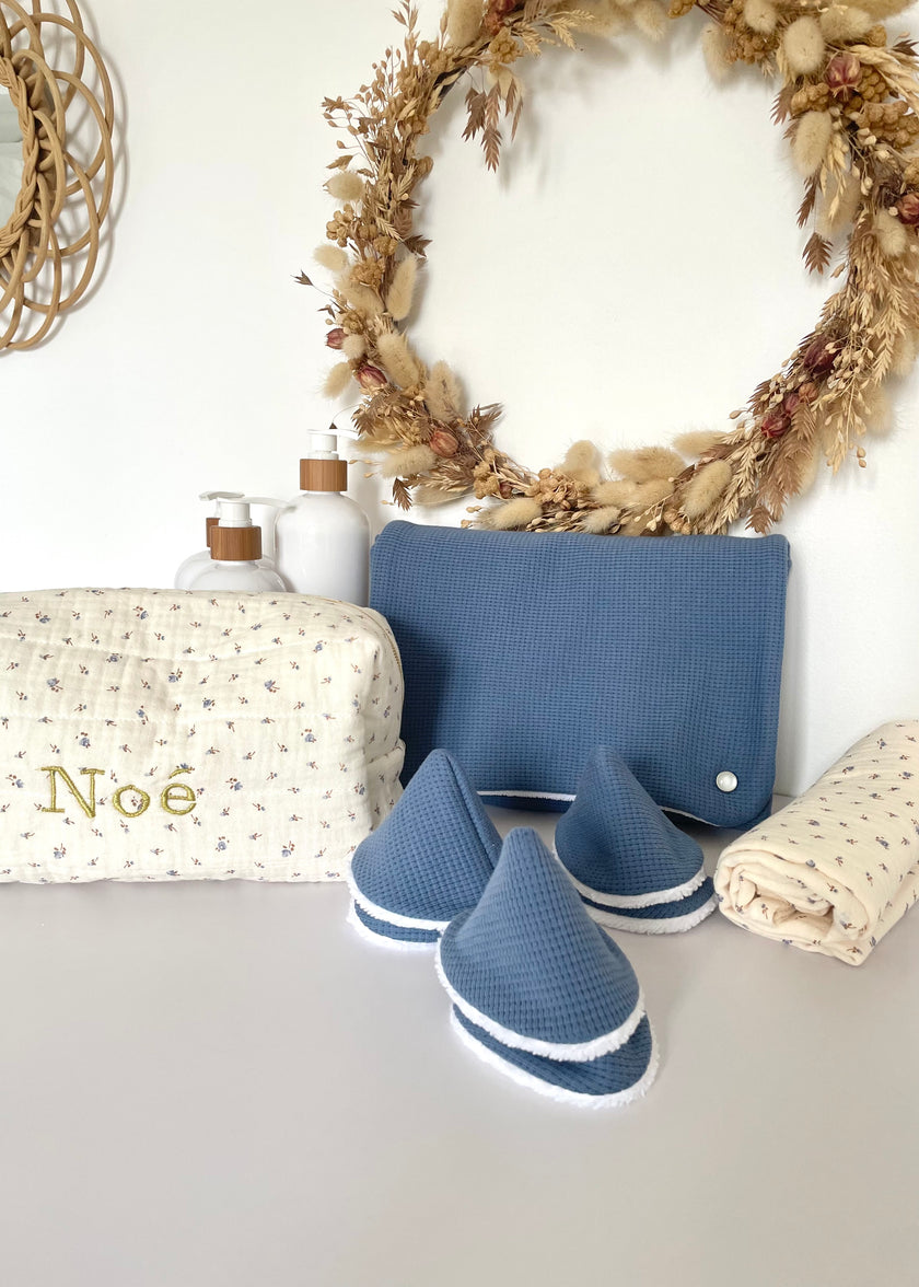 6 tipis bleus pare-pipi pour bébé garçon