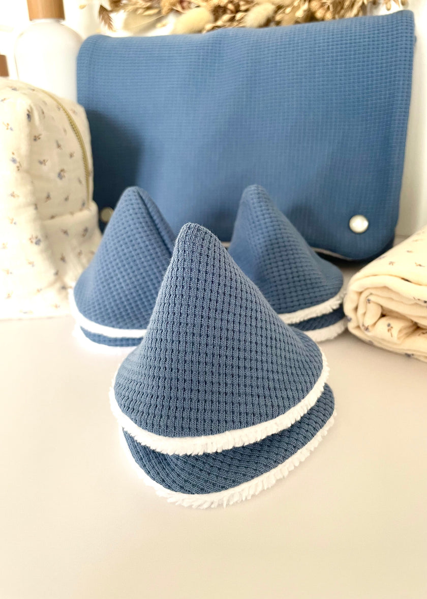 6 tipis bleus pare-pipi pour bébé garçon