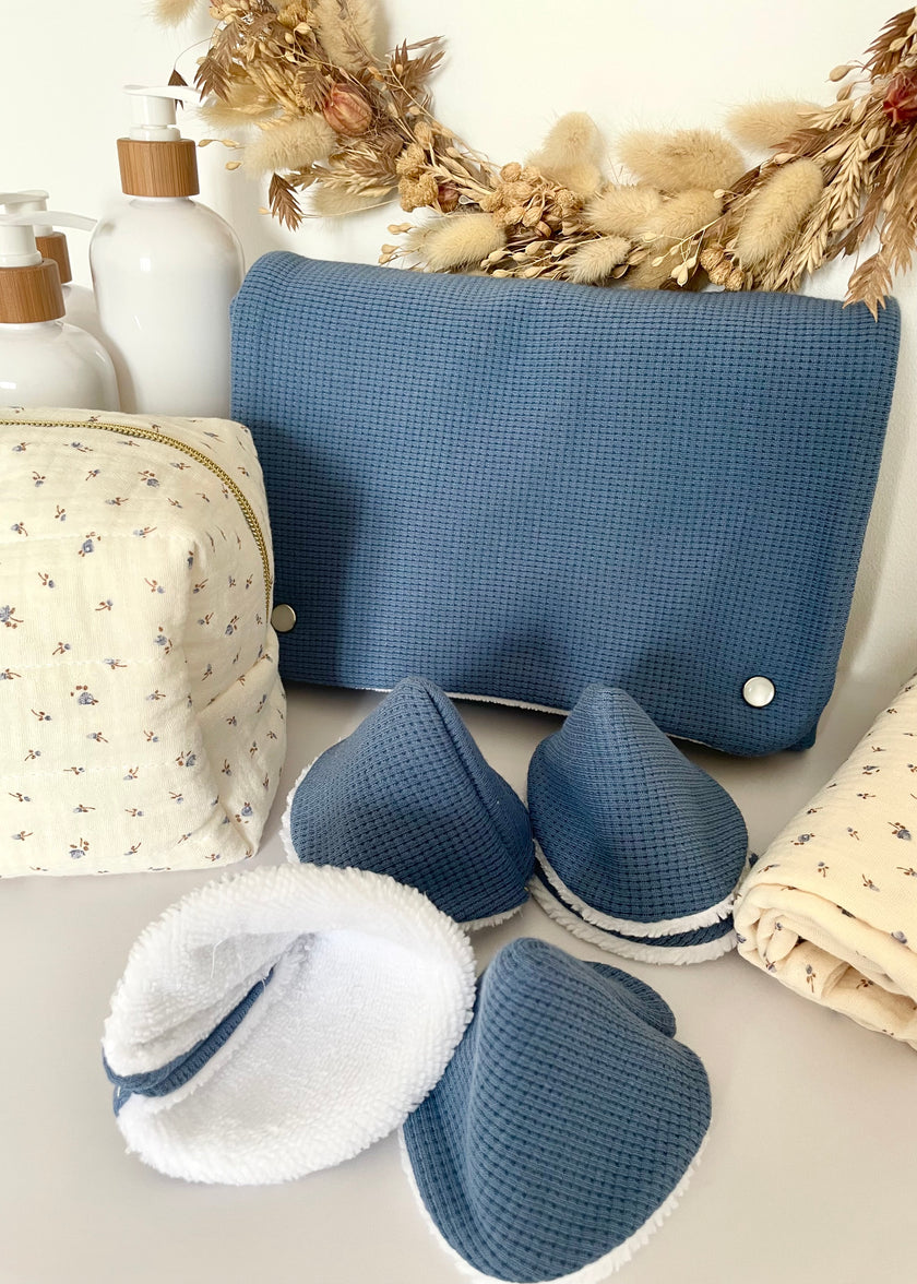 6 tipis bleus pare-pipi pour bébé garçon