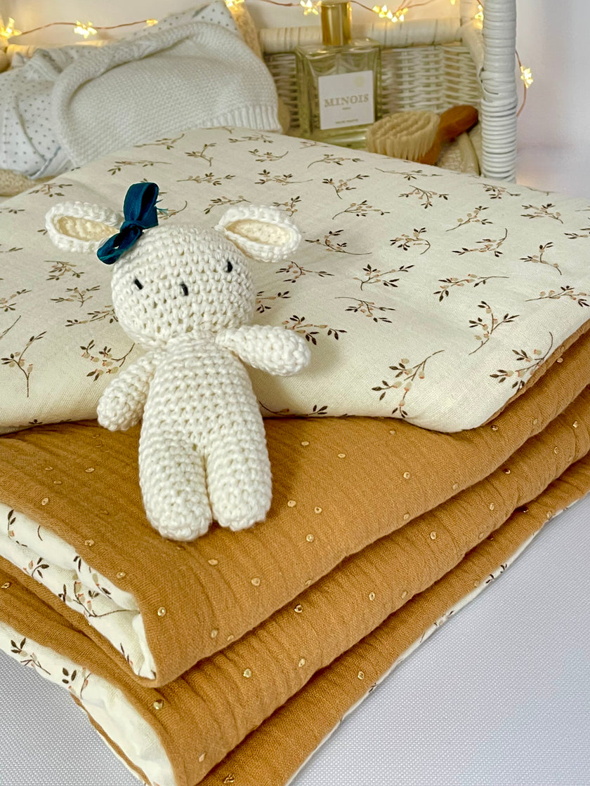 Couverture Jules & Camel pois dorés