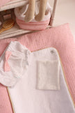 Housse de matelas à langer rose doré