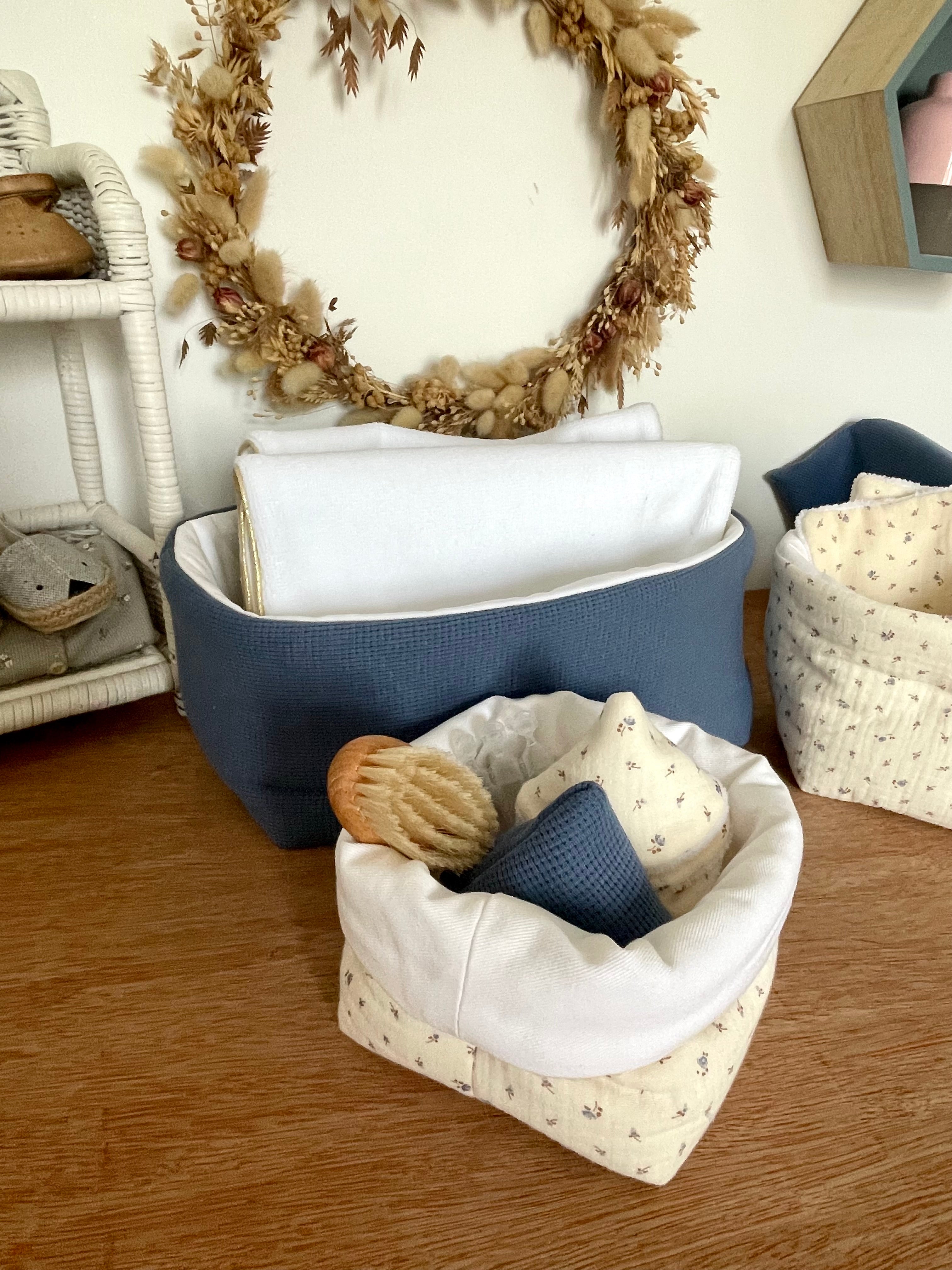 Panier de rangement jersey
