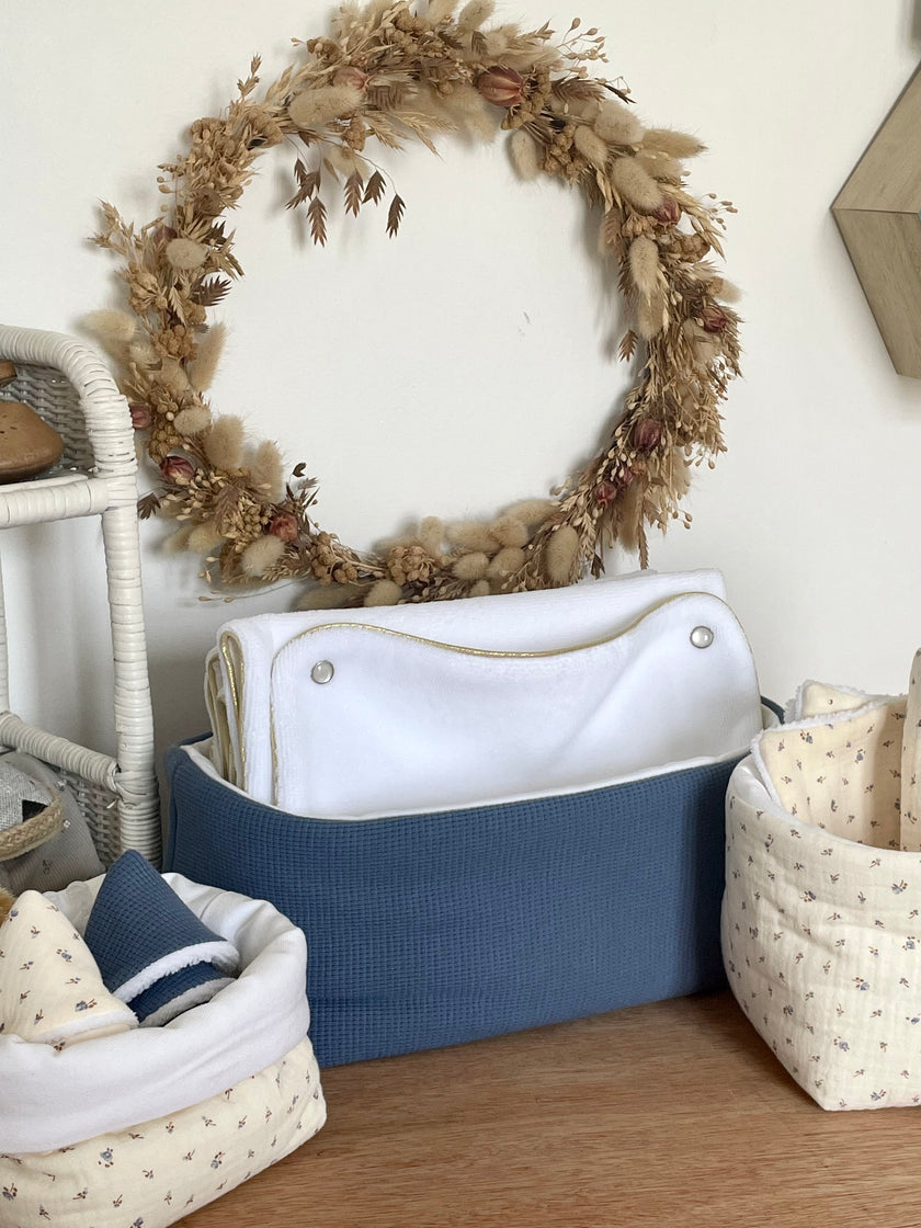 Panier Jersey bleu jeans