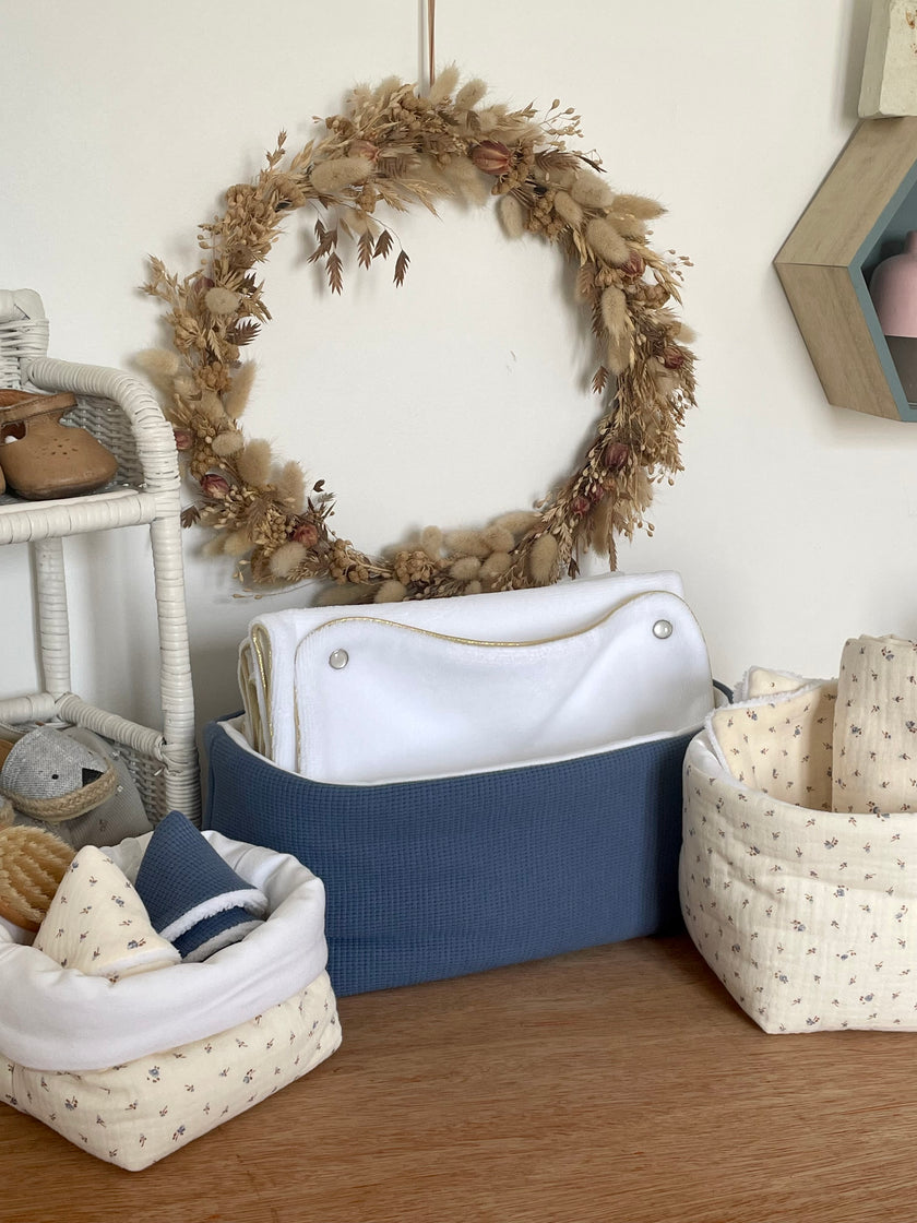 Panier Jersey bleu jeans