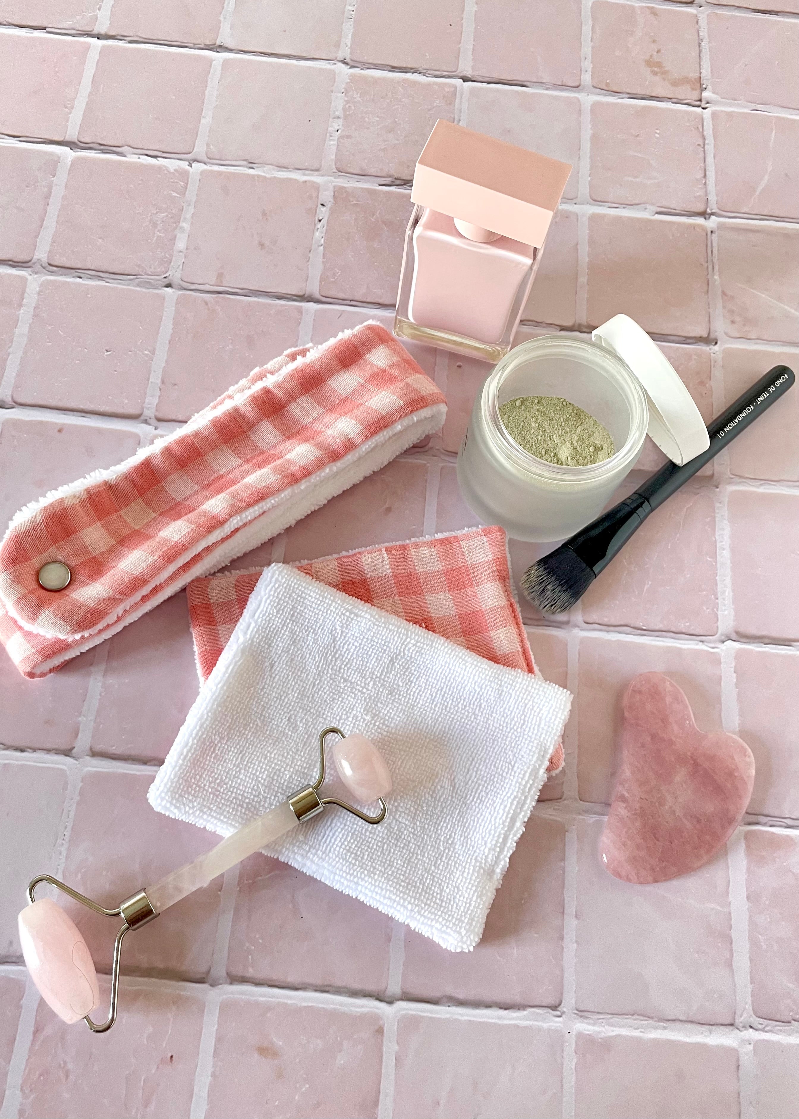 Bandeau maquillage vichy rouge