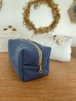 Trousse de toilette jersey bleu