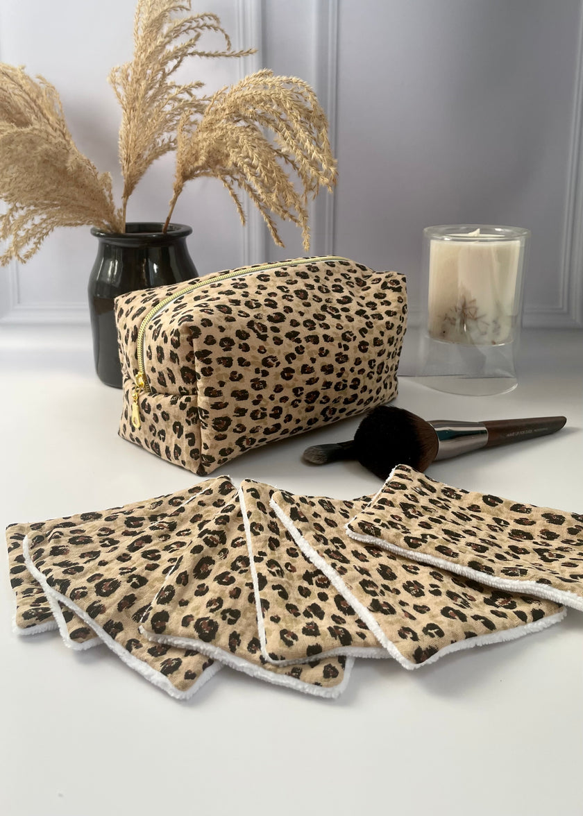 7 Lingettes démaquillantes Léopard