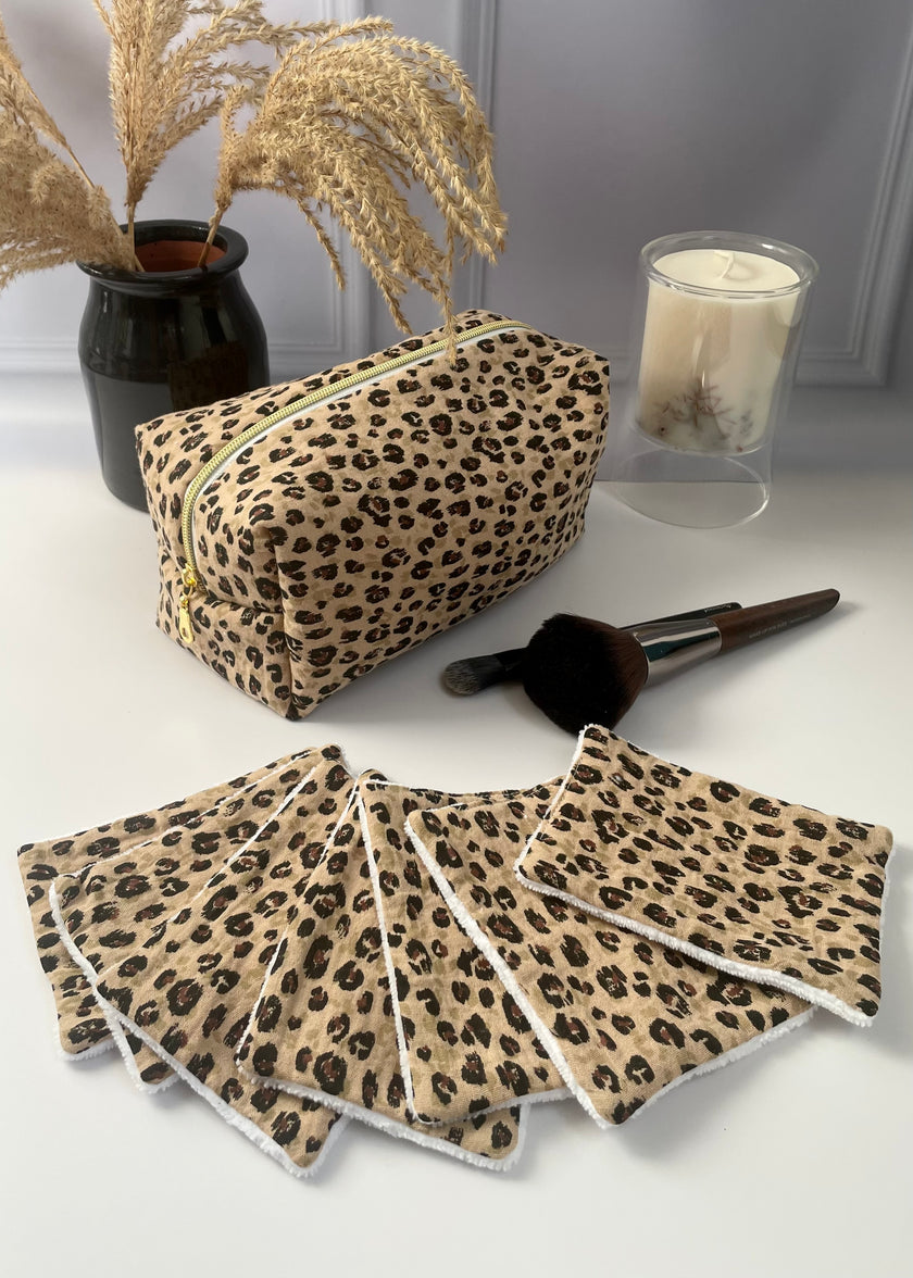 7 Lingettes démaquillantes Léopard