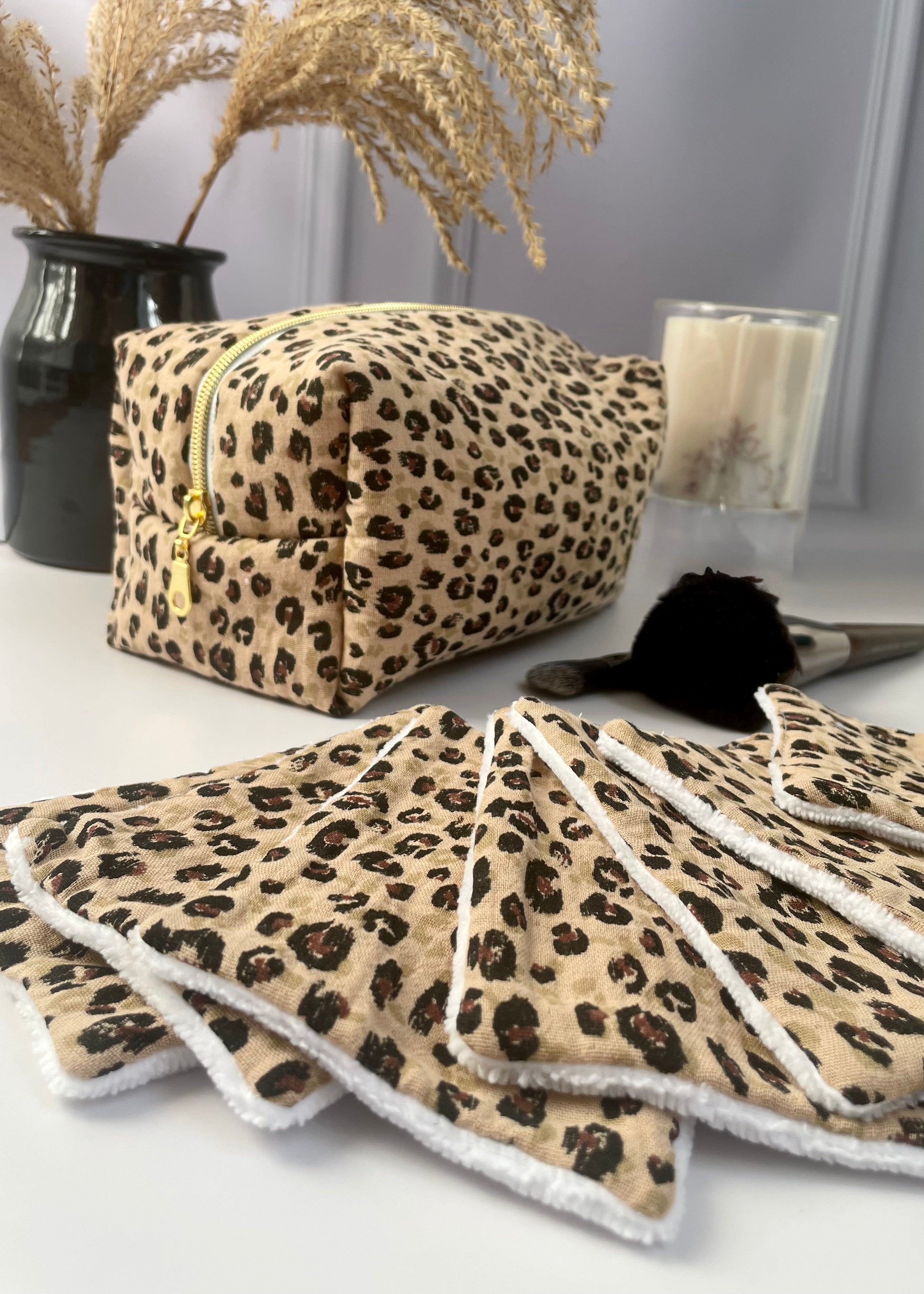 7 Lingettes démaquillantes Léopard