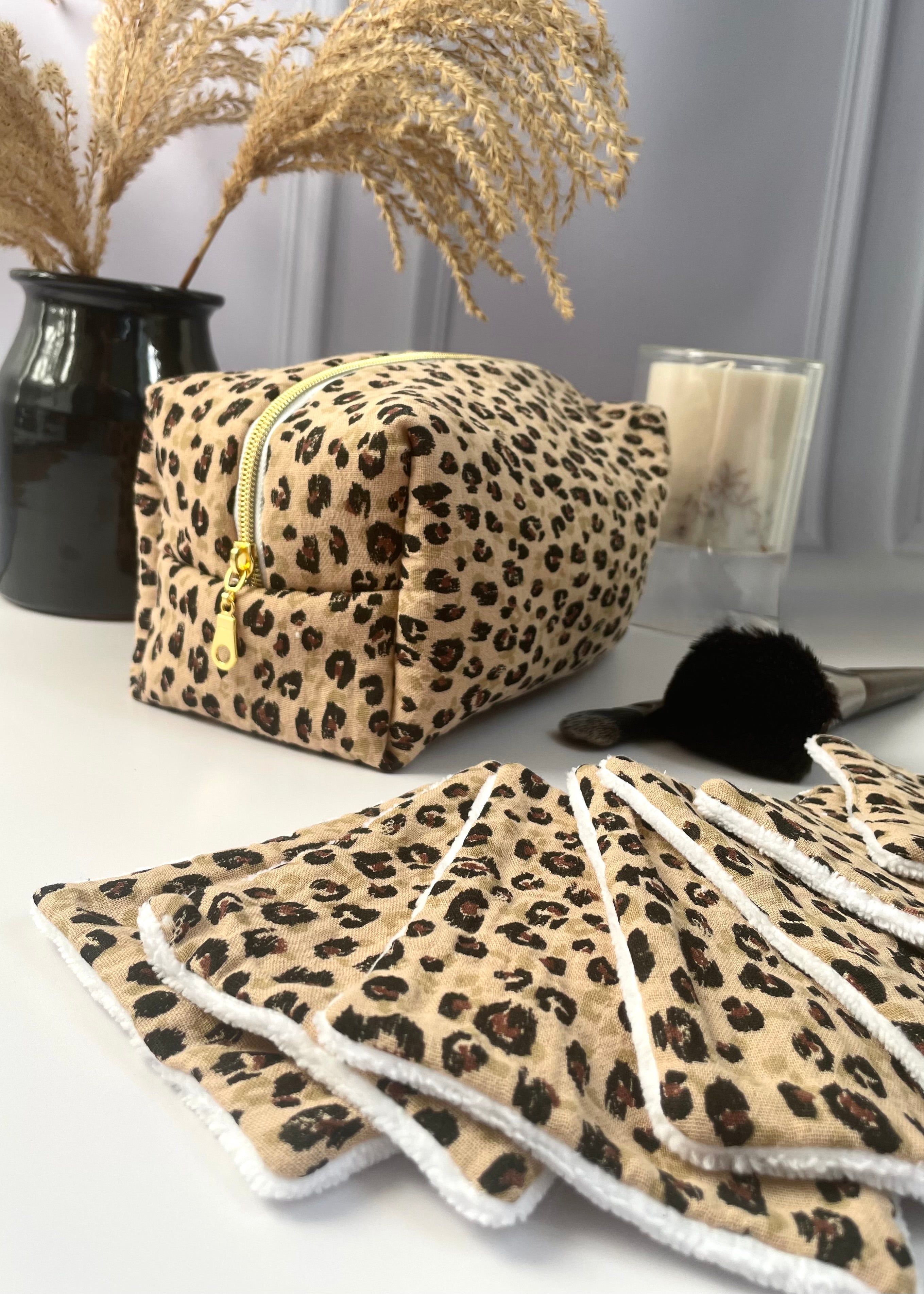 7 Lingettes démaquillantes Léopard