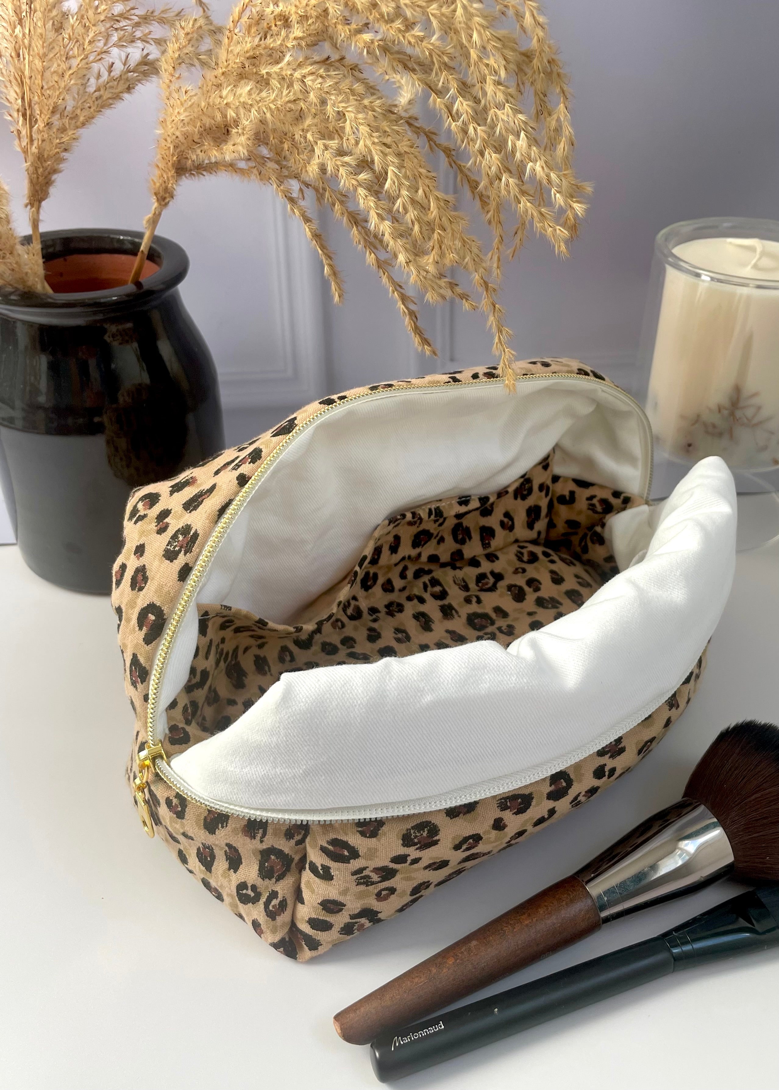 Trousse de toilette femme Léopard