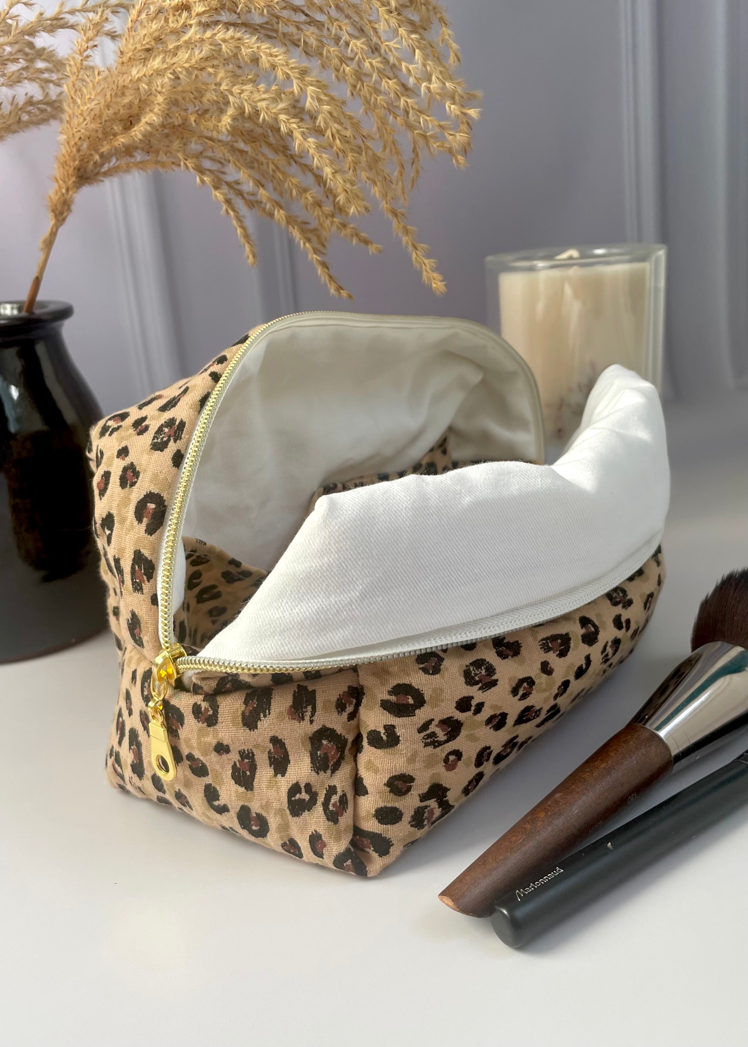 Trousse de toilette femme Léopard