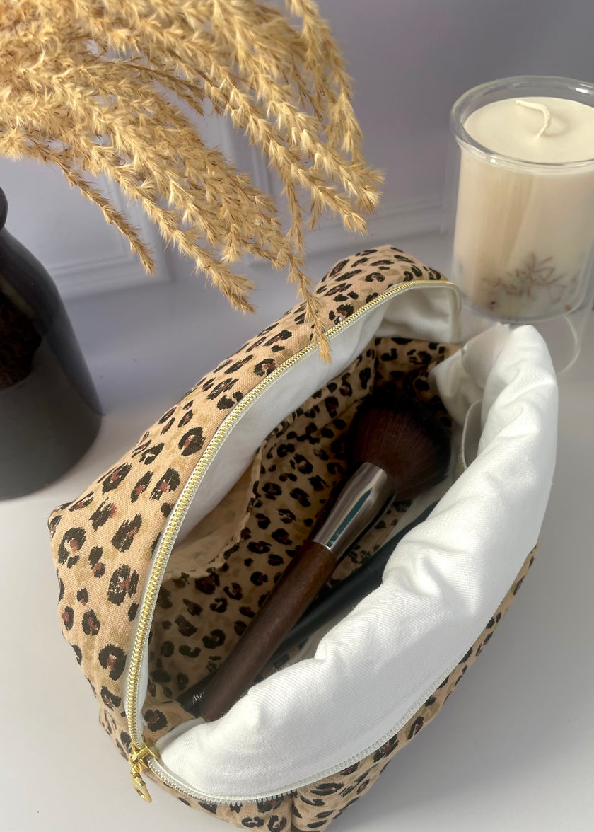 Trousse de toilette femme Léopard