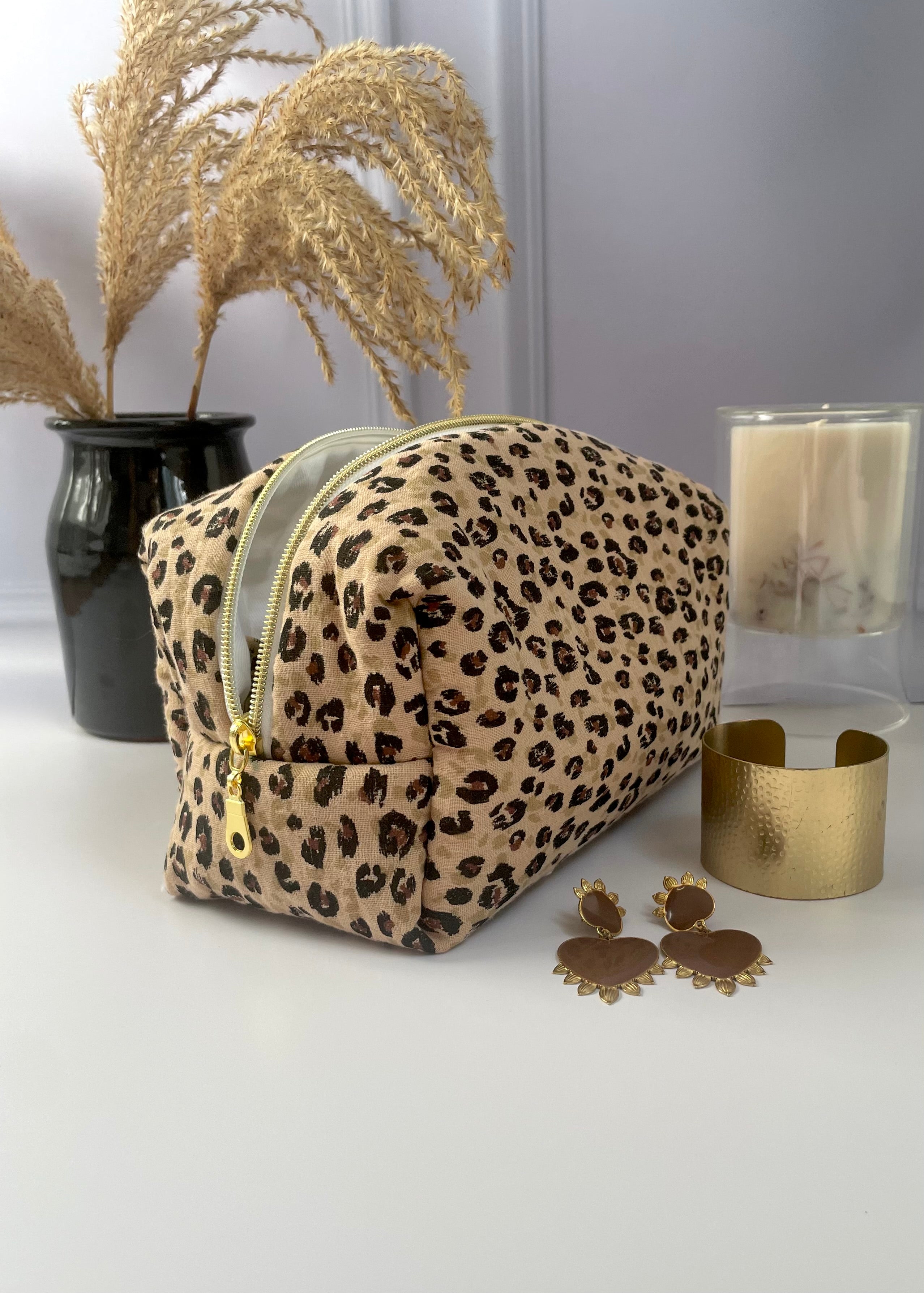 Trousse de toilette femme Léopard