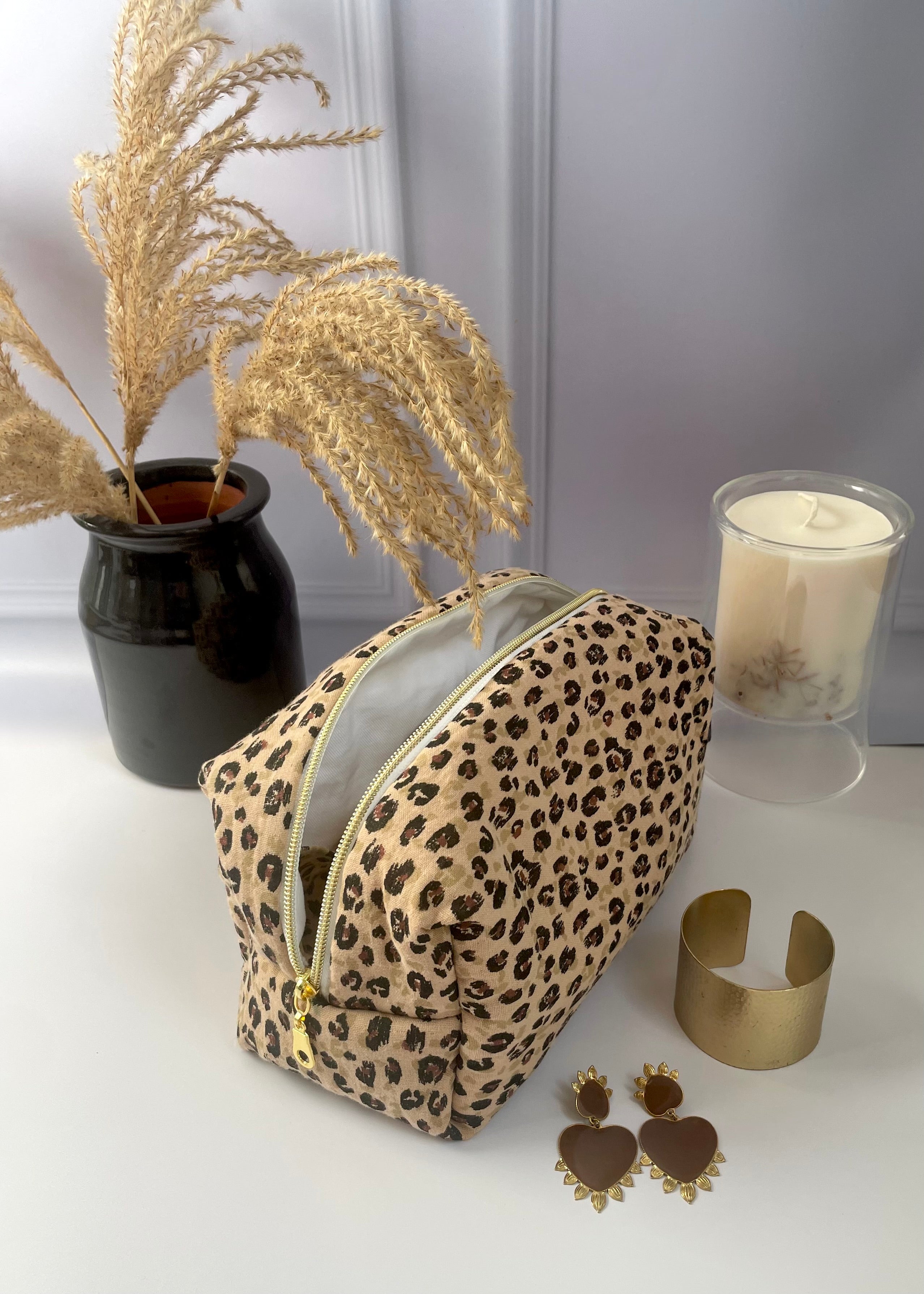 Trousse de toilette femme Léopard