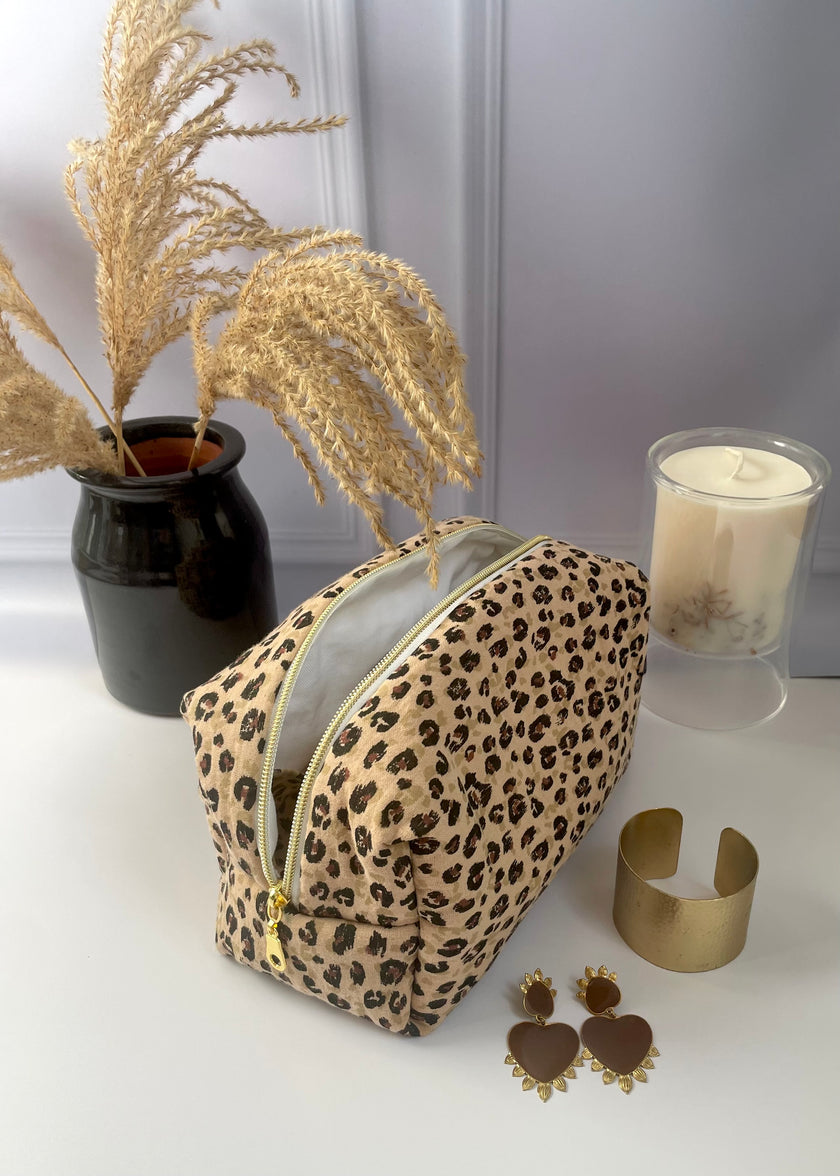 Trousse de toilette femme Léopard