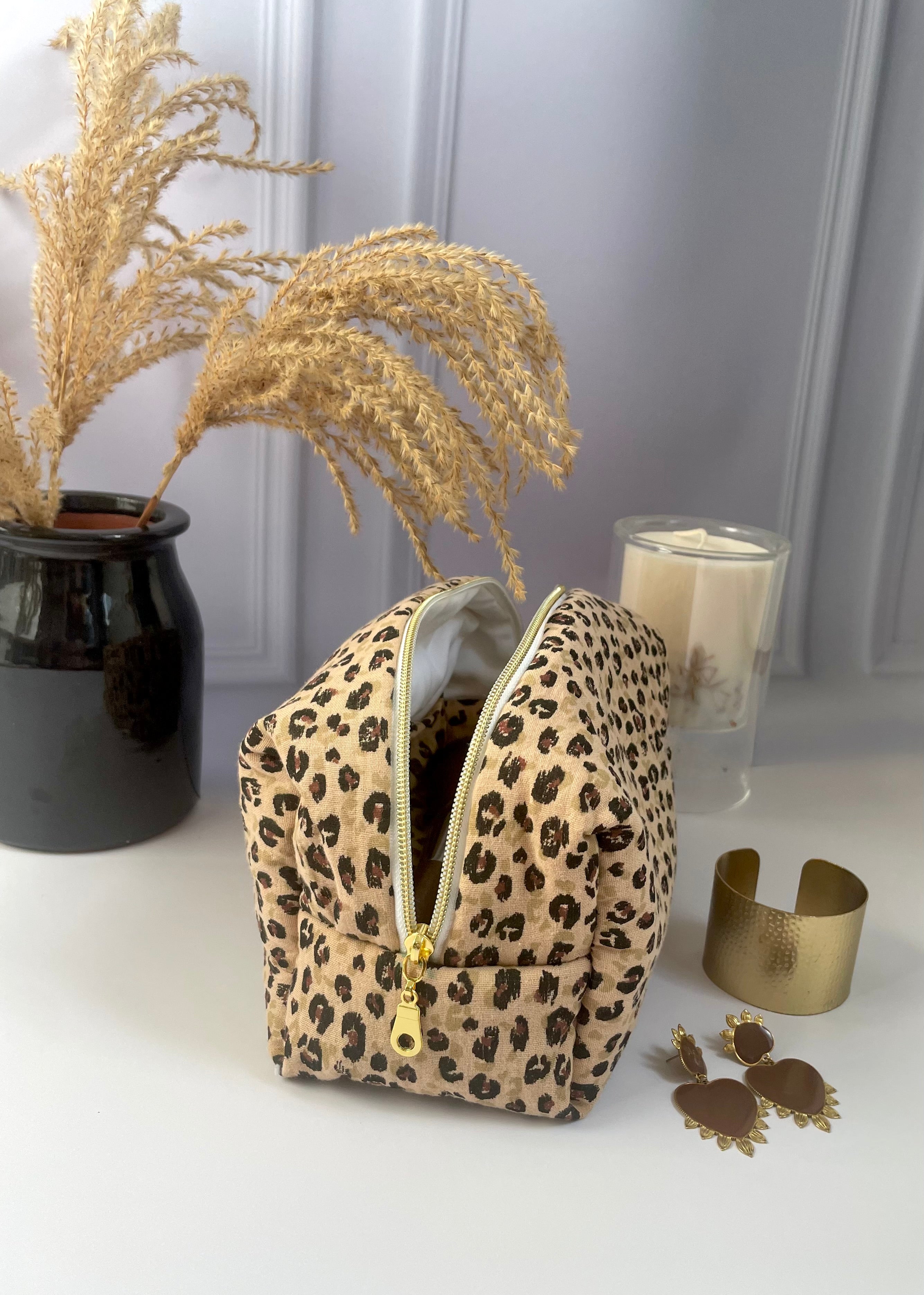 Trousse de toilette femme Léopard