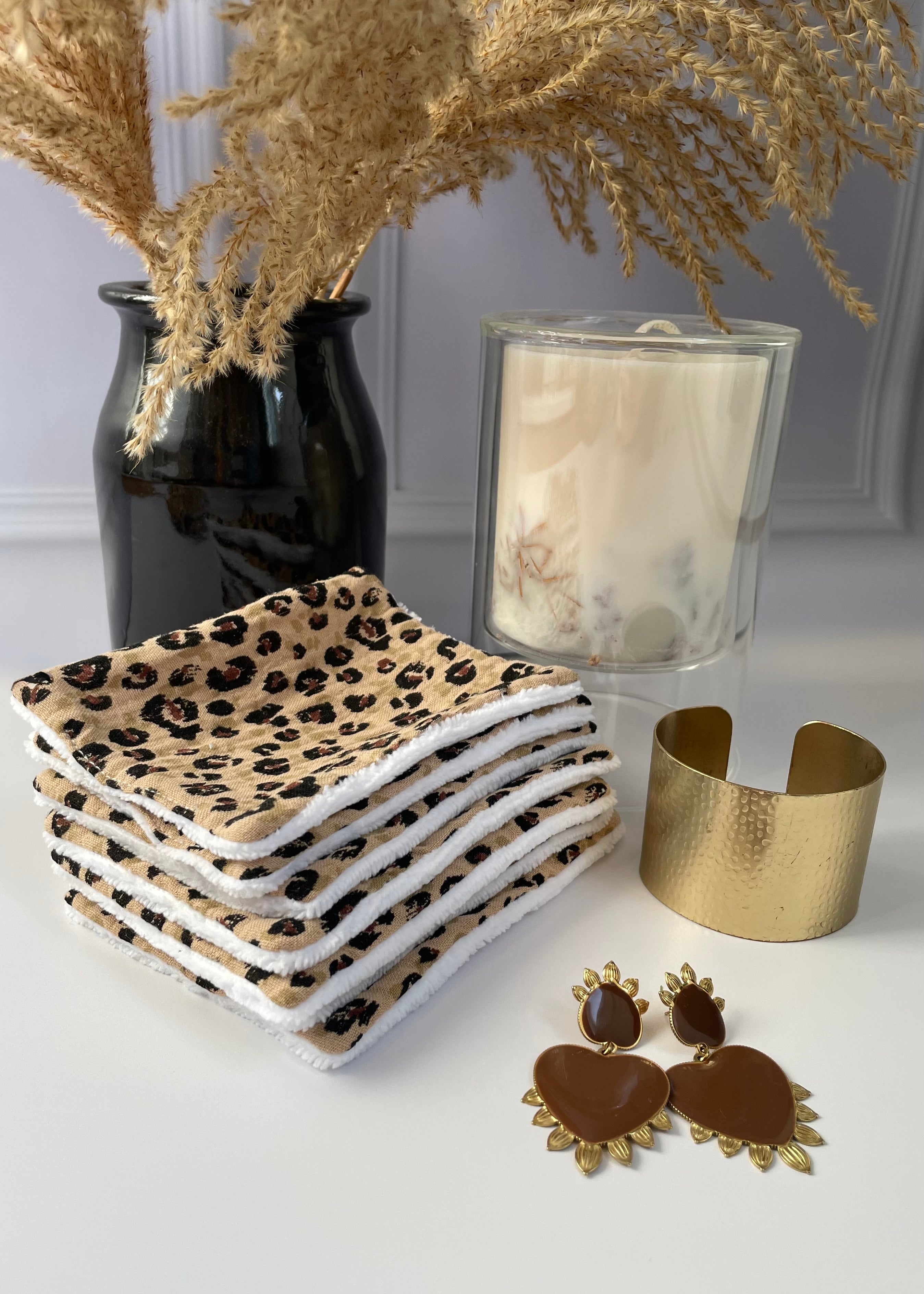 7 Lingettes démaquillantes Léopard
