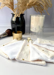 7 Lingettes démaquillantes coeurs or